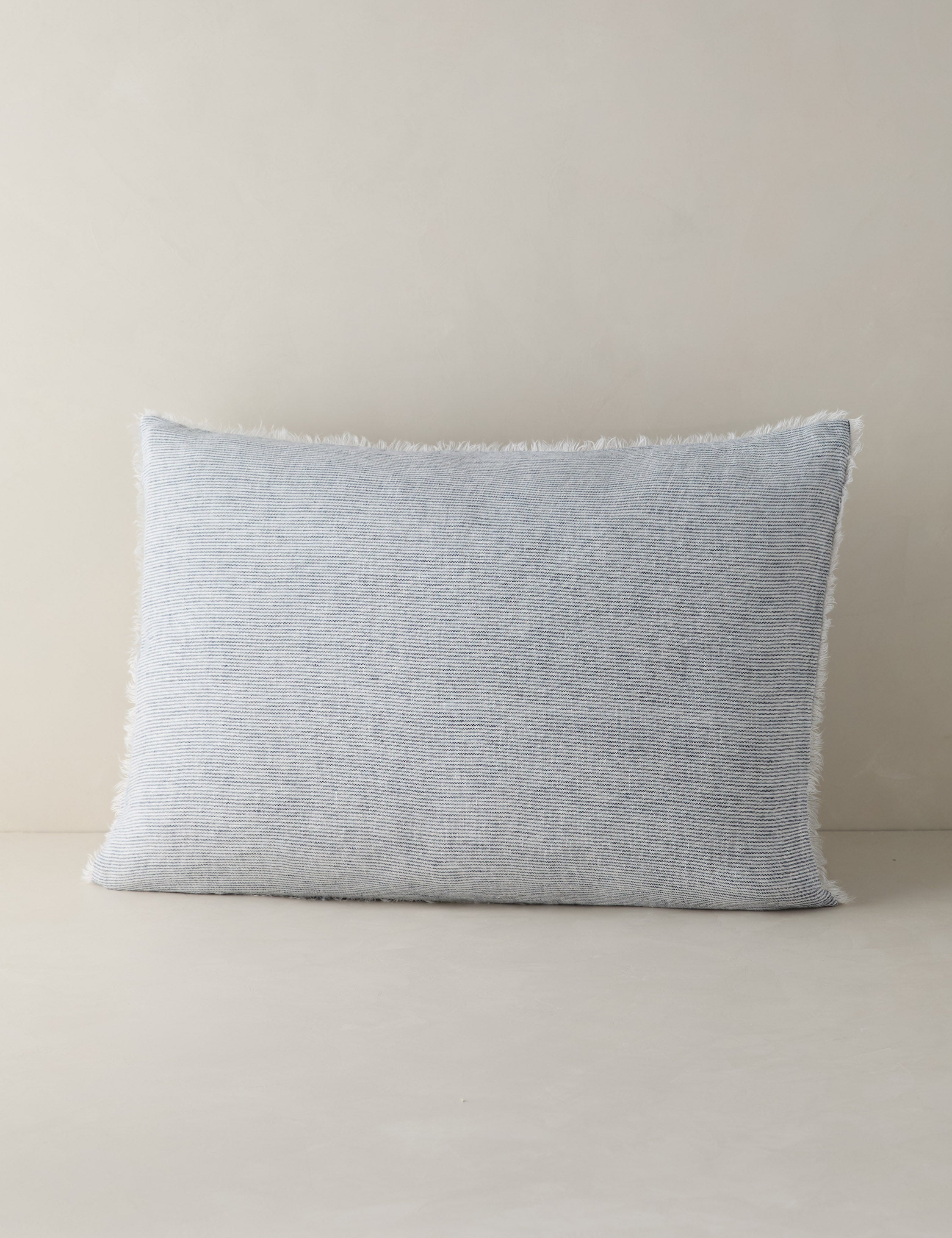 Luna Linen Sham | Heathered Texture, Shell Button Closures