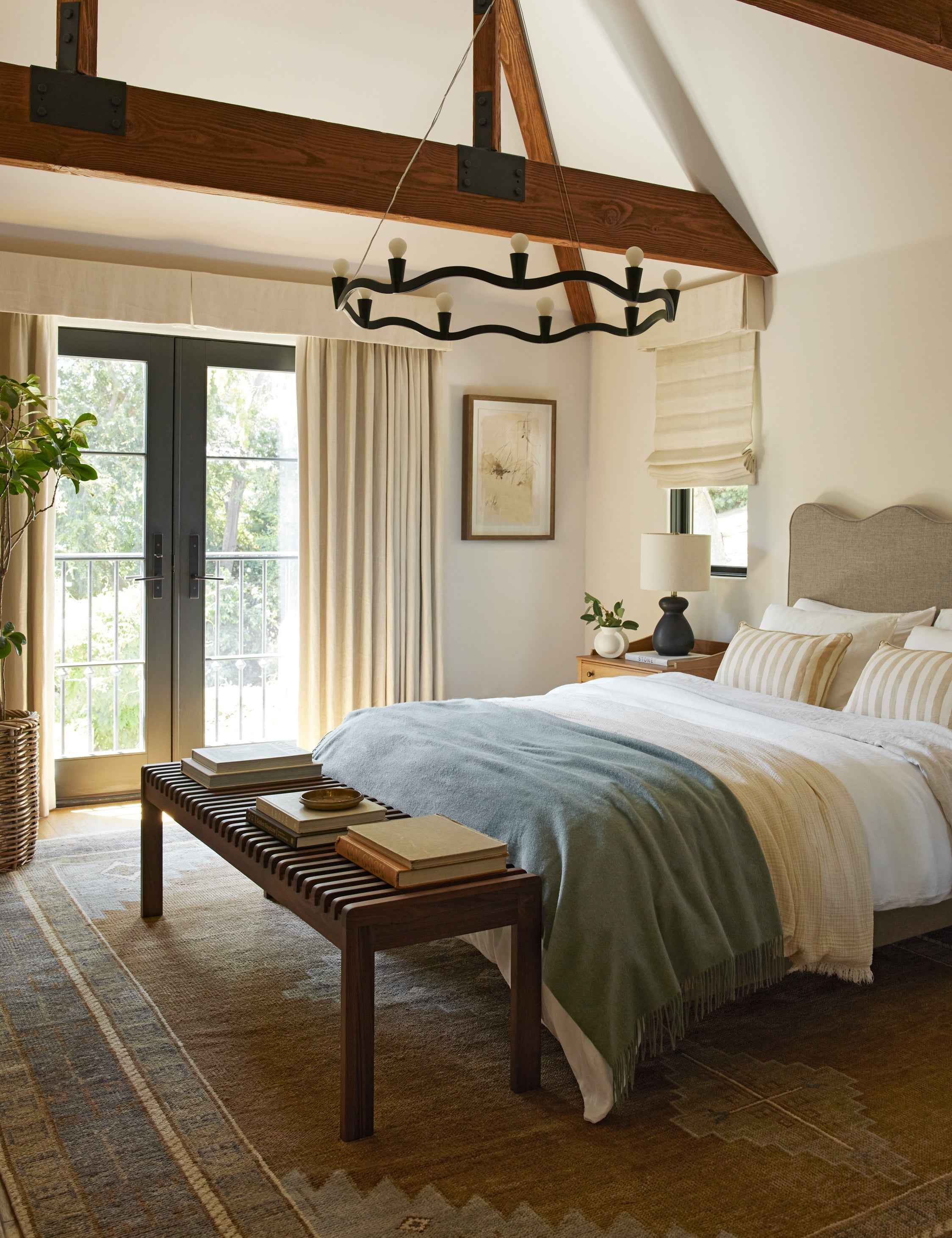 Fina Chandelier | Wrought Iron, Modern Design