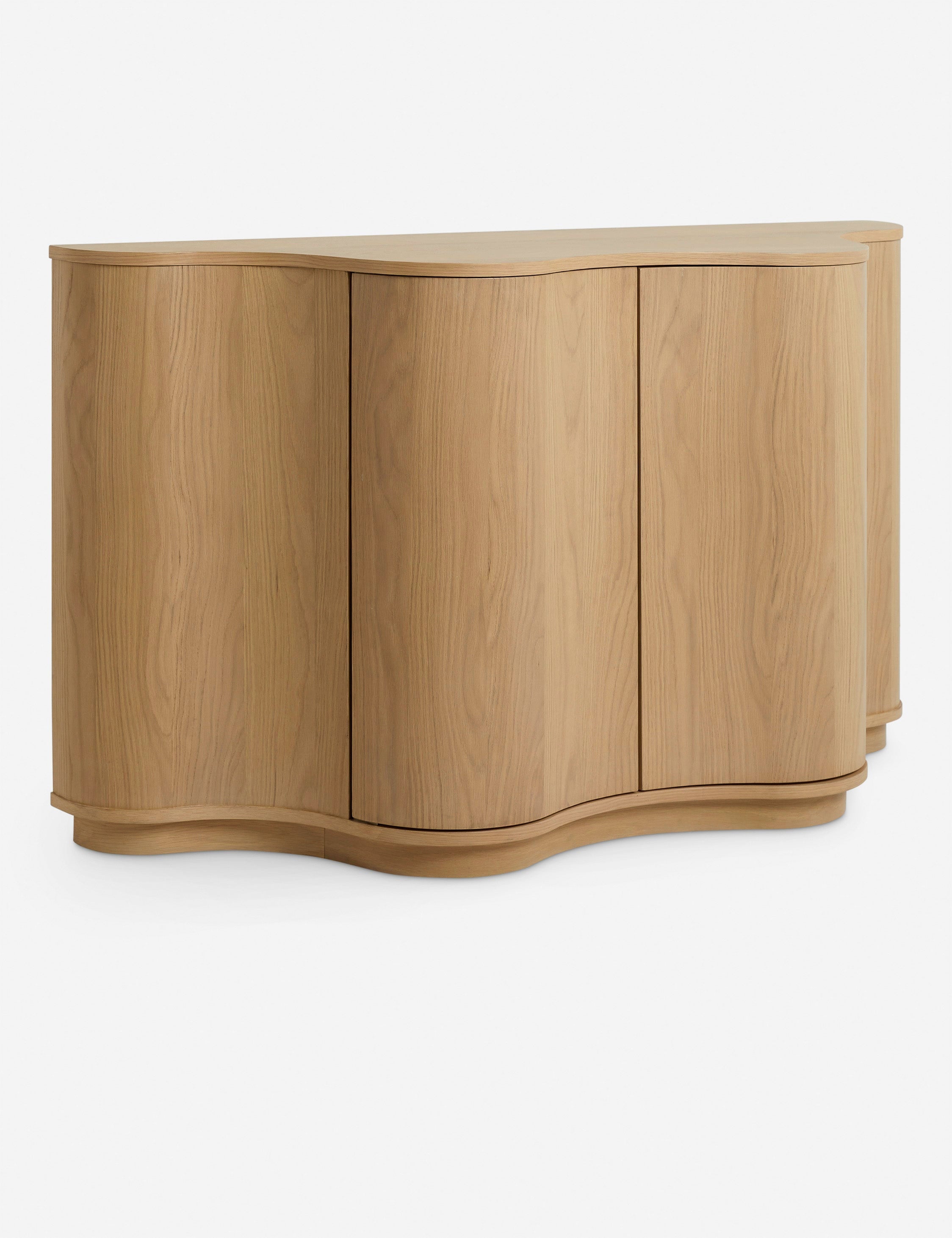 Cora Sideboard | Half-Moon Design, Natural Wood Grain