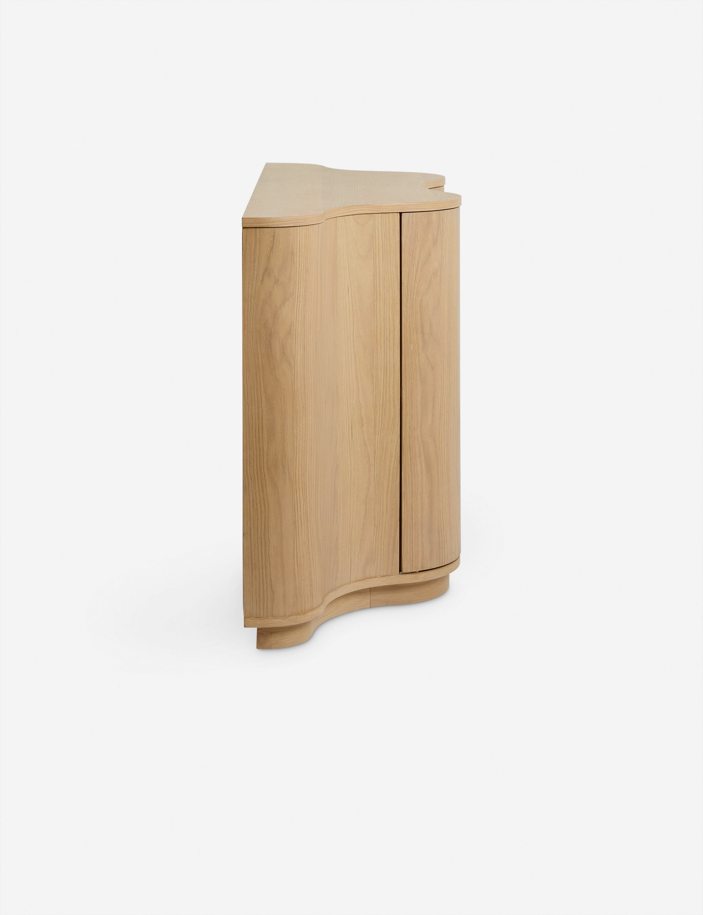 Cora Sideboard | Half-Moon Design, Natural Wood Grain