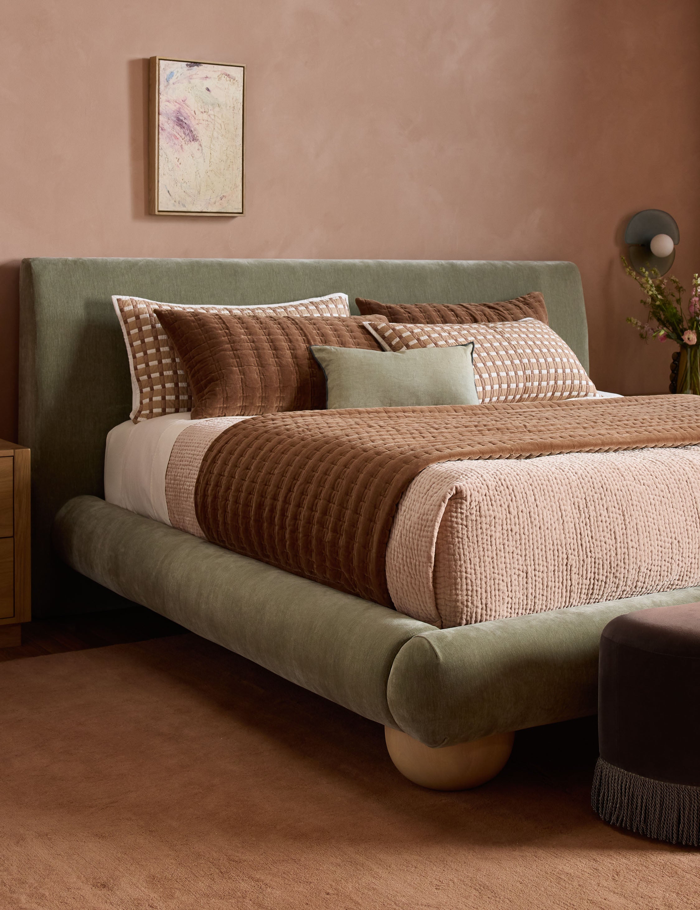 Astra Velvet Sham | Quilted Texture, Luxurious Touch