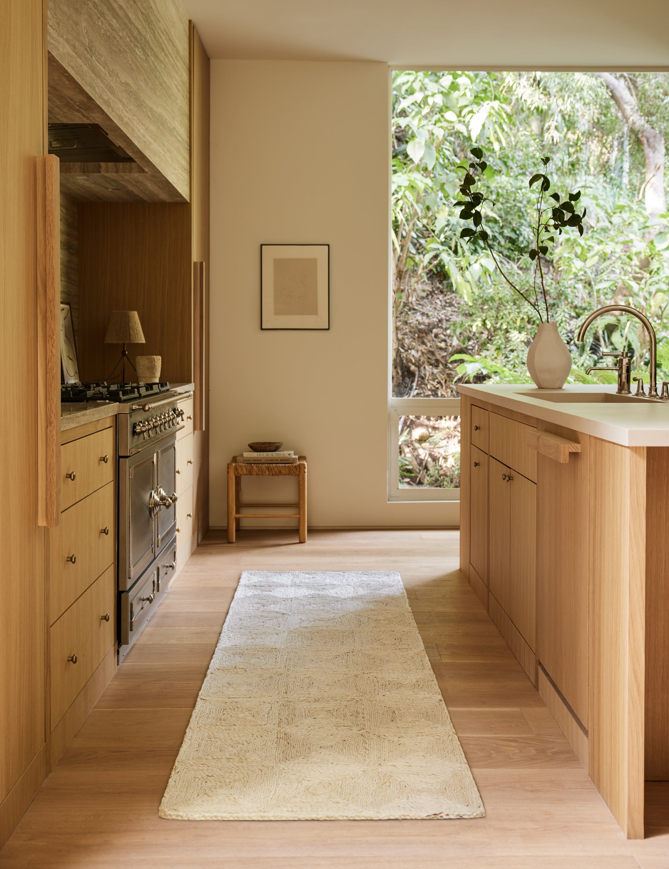 Haven Handmade Jute Rug | Handwoven Grid Design by Jake Arnold
