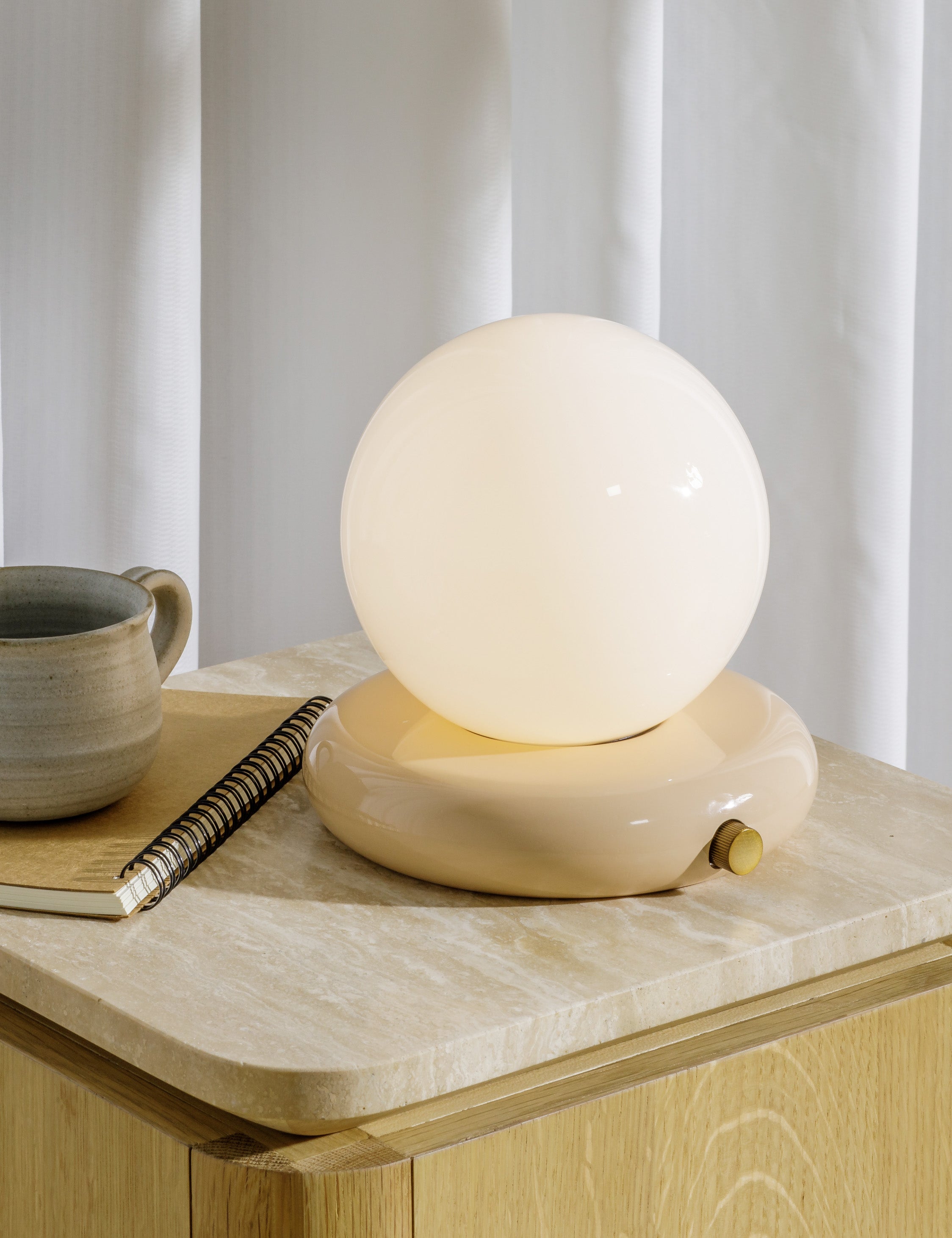 Bela Cordless Table Lamp | Dimmable LED, USB-C Charging