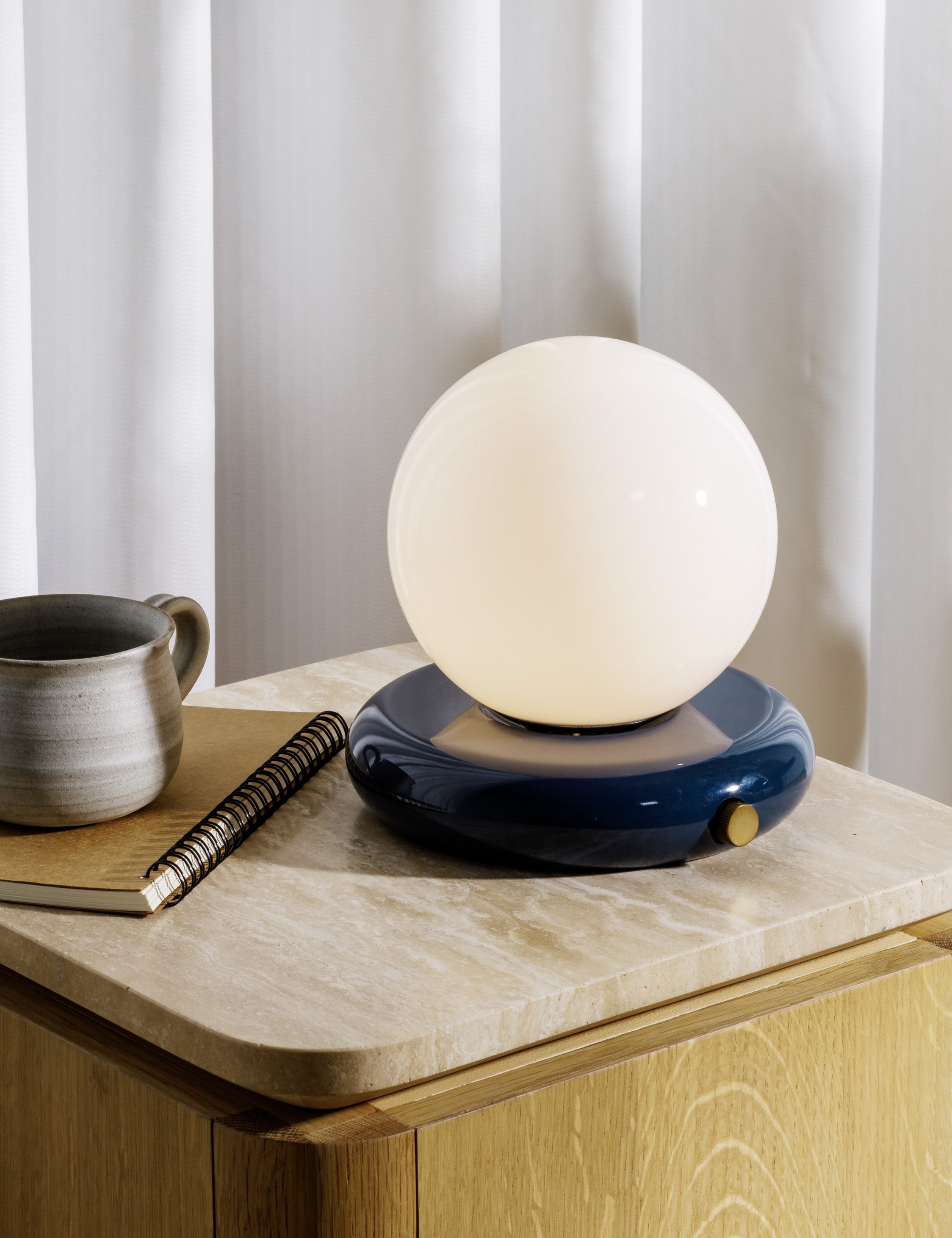 Bela Cordless Table Lamp | Dimmable LED, USB-C Charging