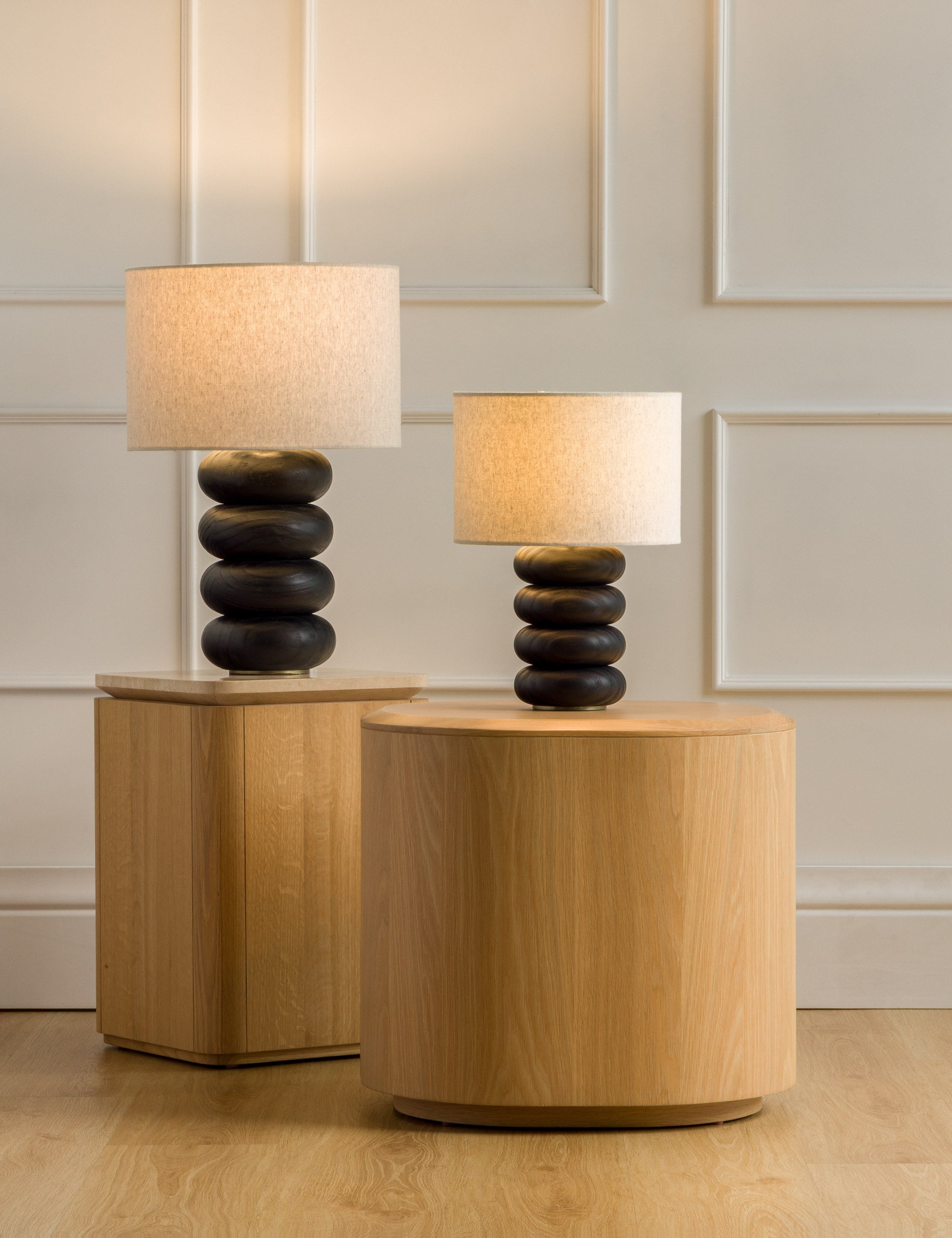 Luma Table Lamp | Sculptural Base, Dimmer Switch
