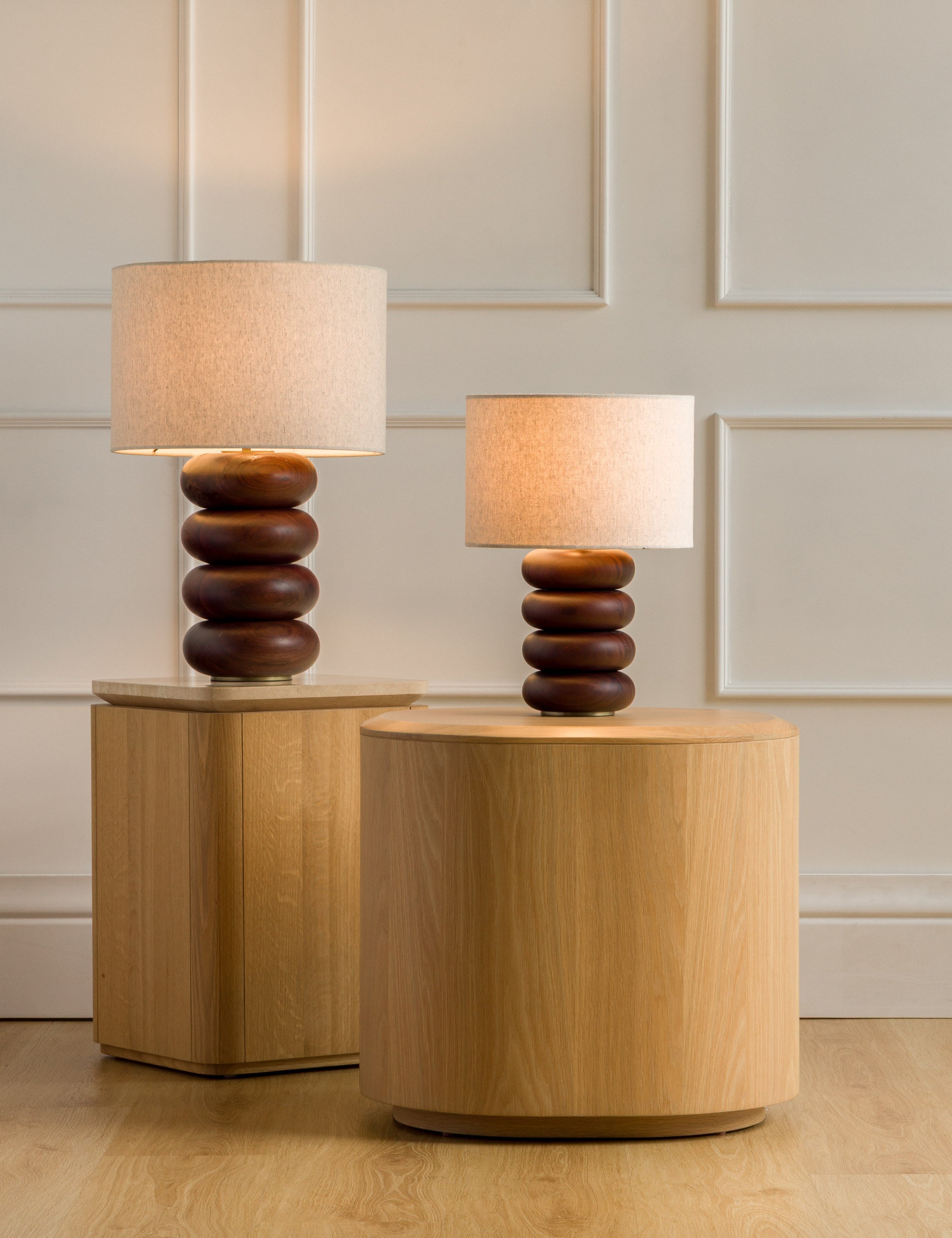Luma Table Lamp | Sculptural Base, Dimmer Switch