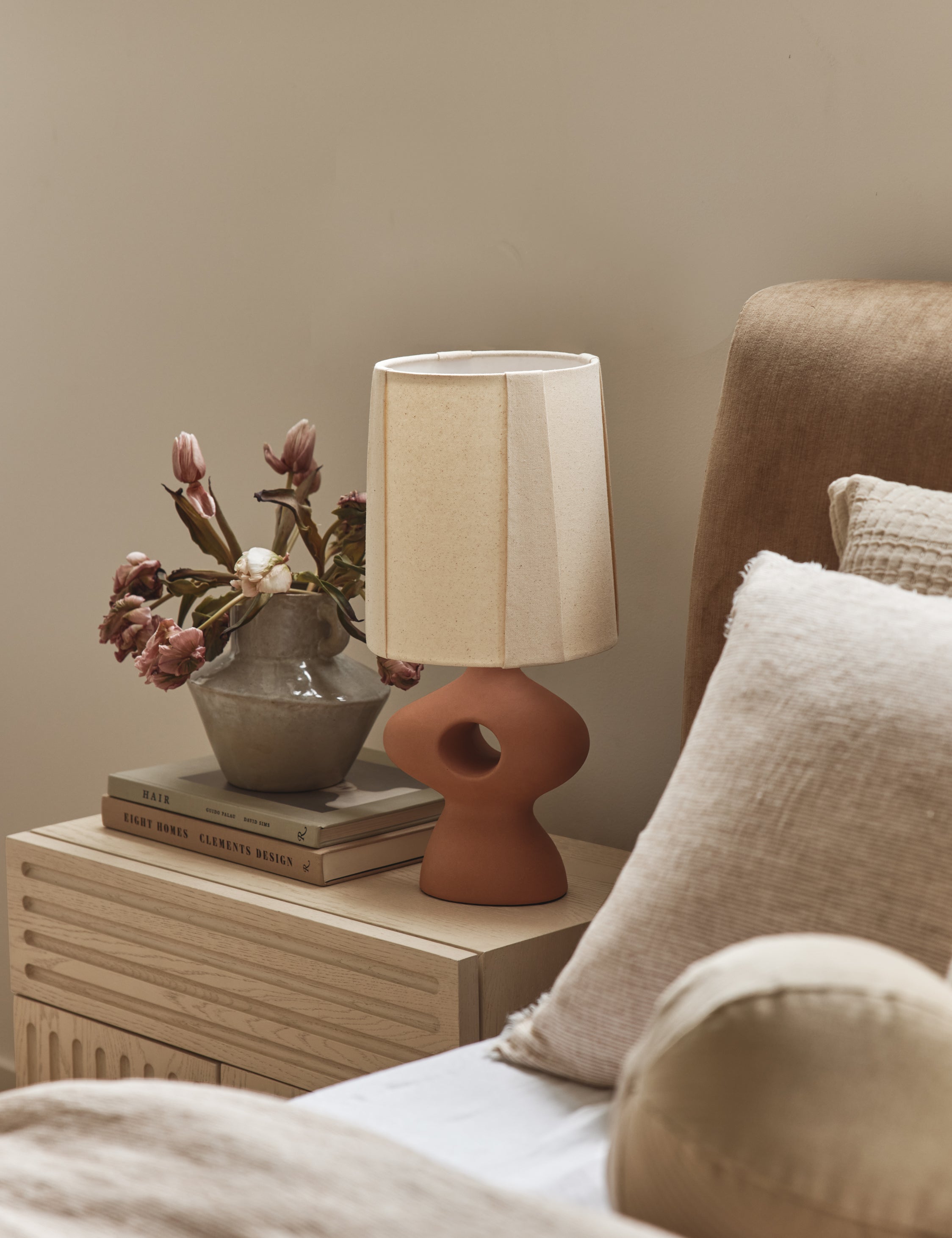 Rhea Table Lamp | Sculptural Design with Cutout Detail