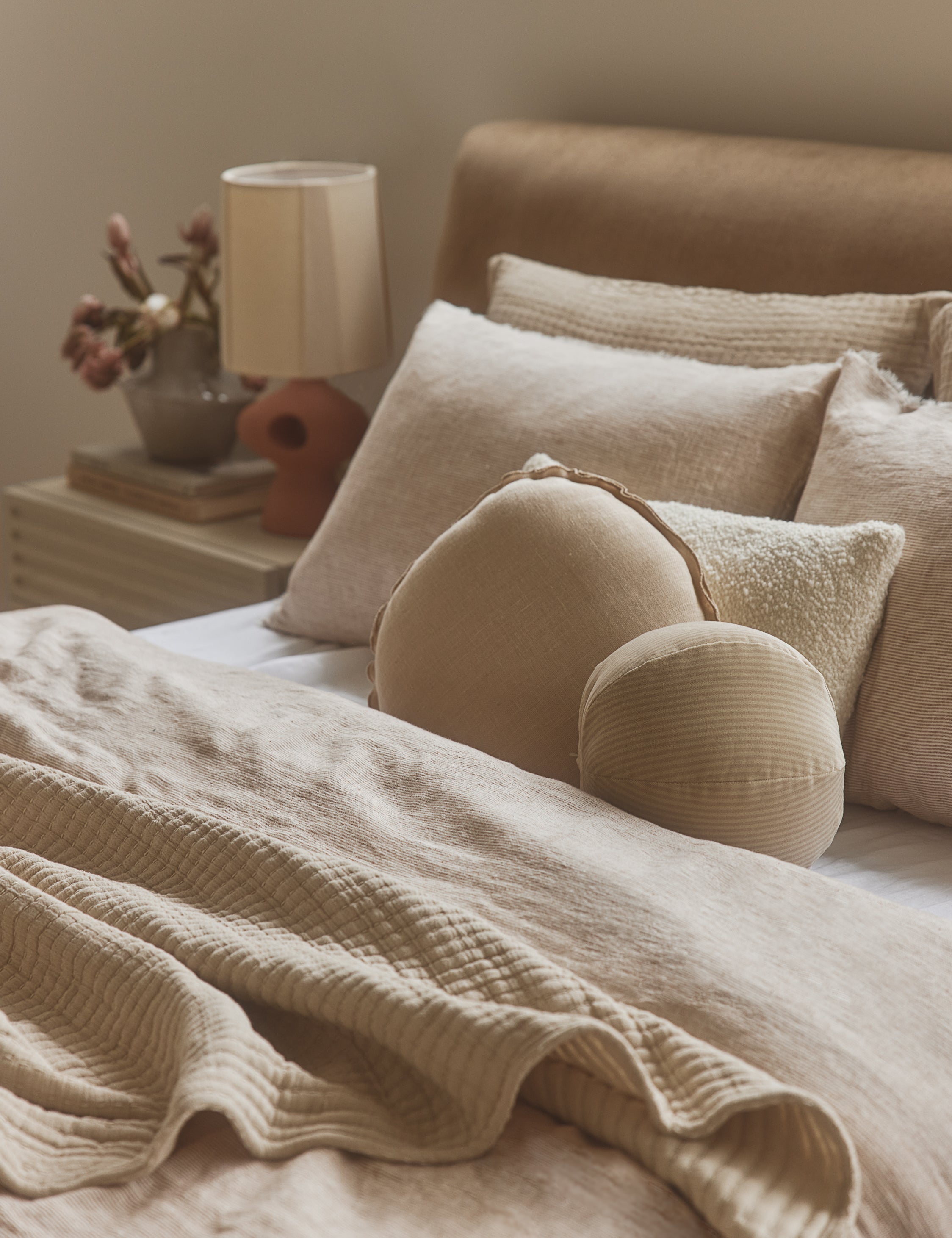 Luxe Logan Duvet Cover | Linen with Frayed Edges