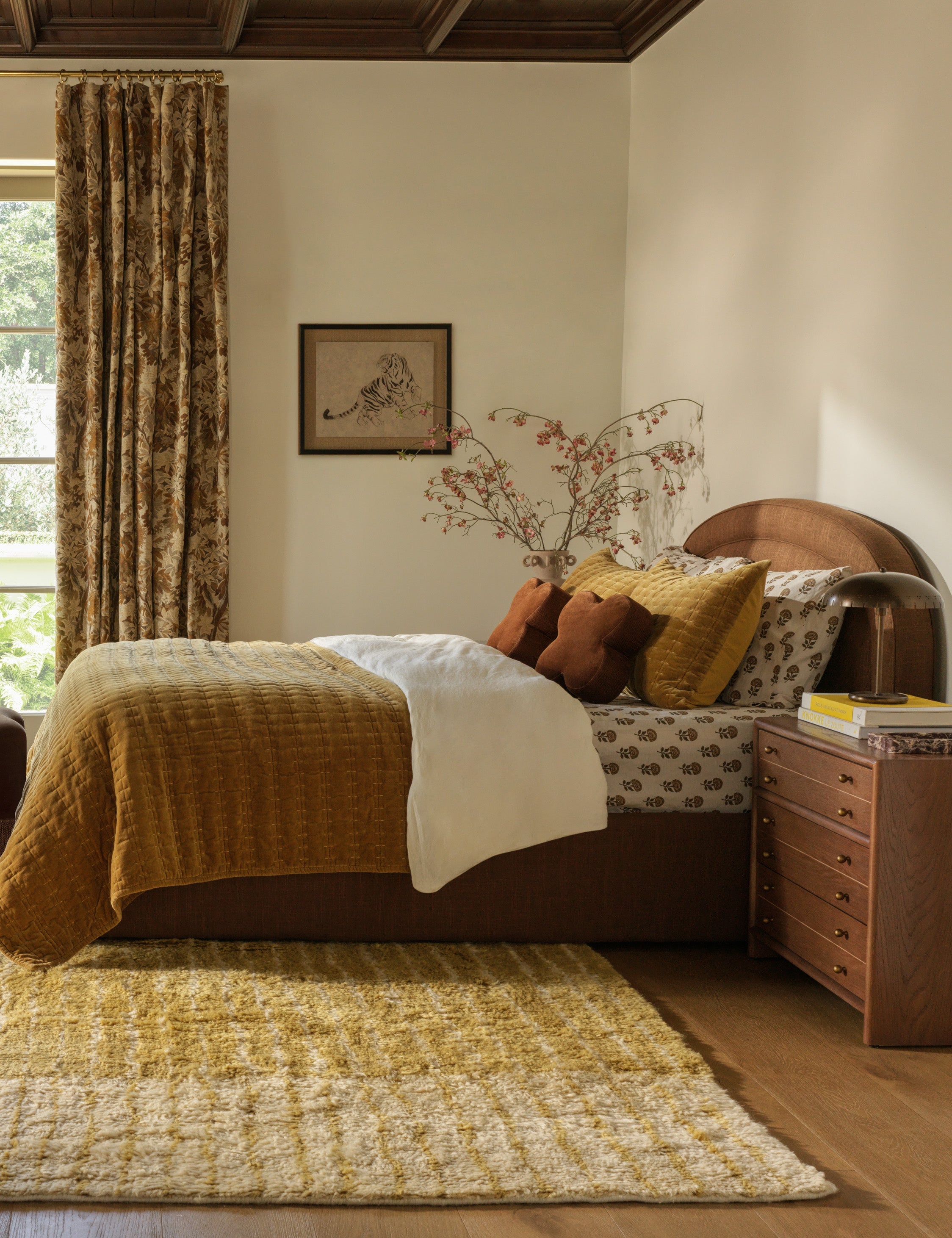 Astra Velvet Sham | Luxurious Quilted Texture