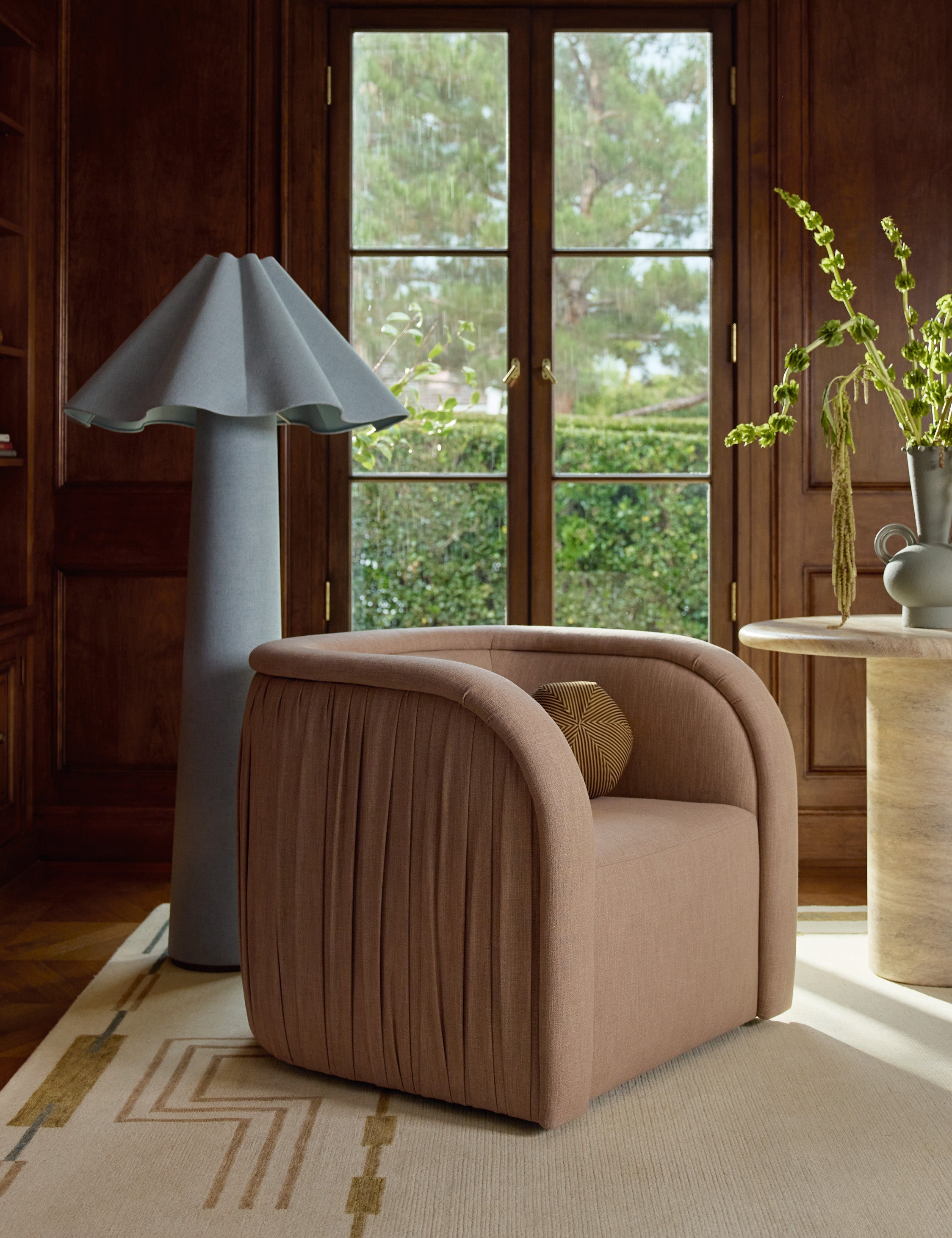 Bela Floor Lamp | Sculptural Fabric Design