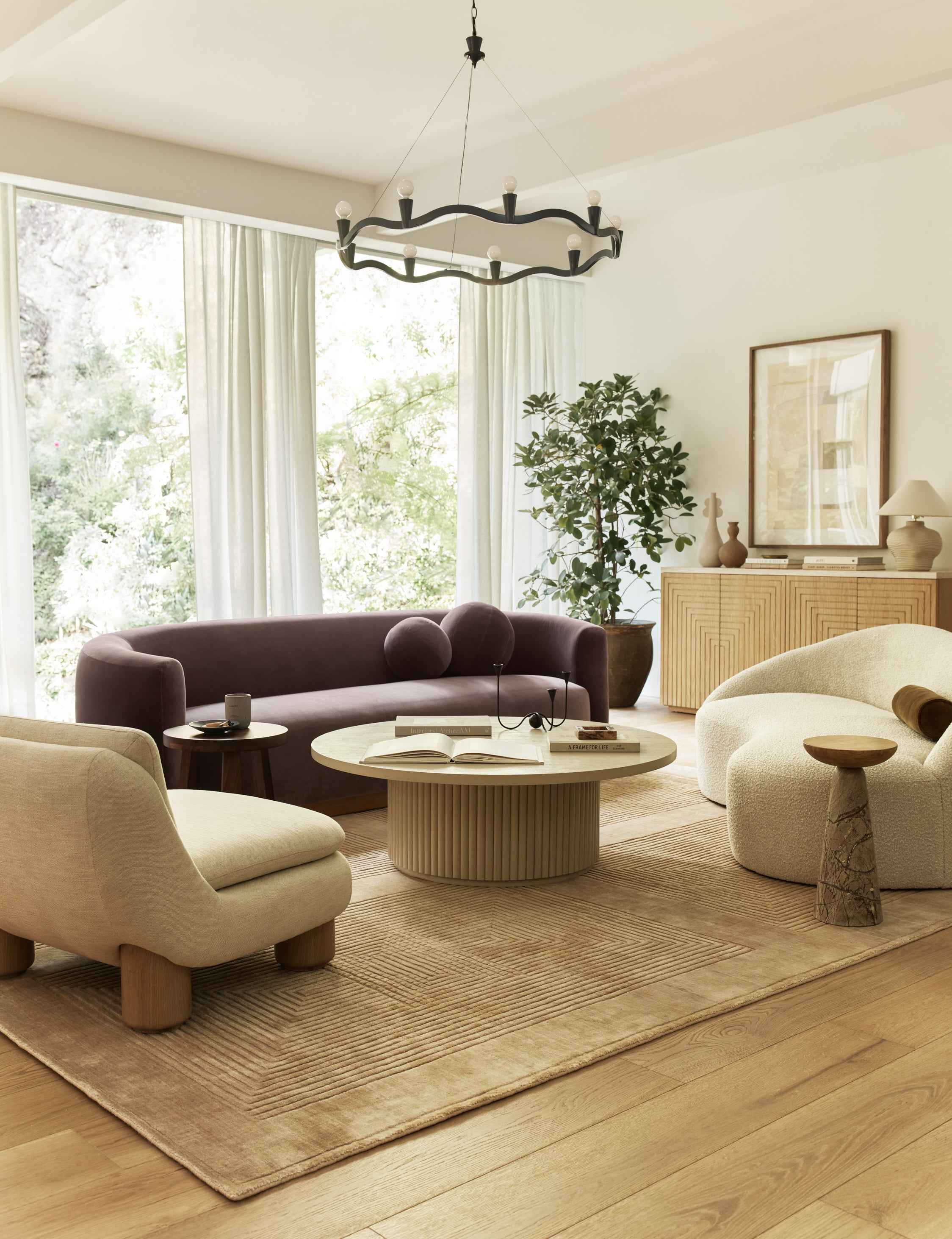 Fina Chandelier | Wrought Iron, Modern Design