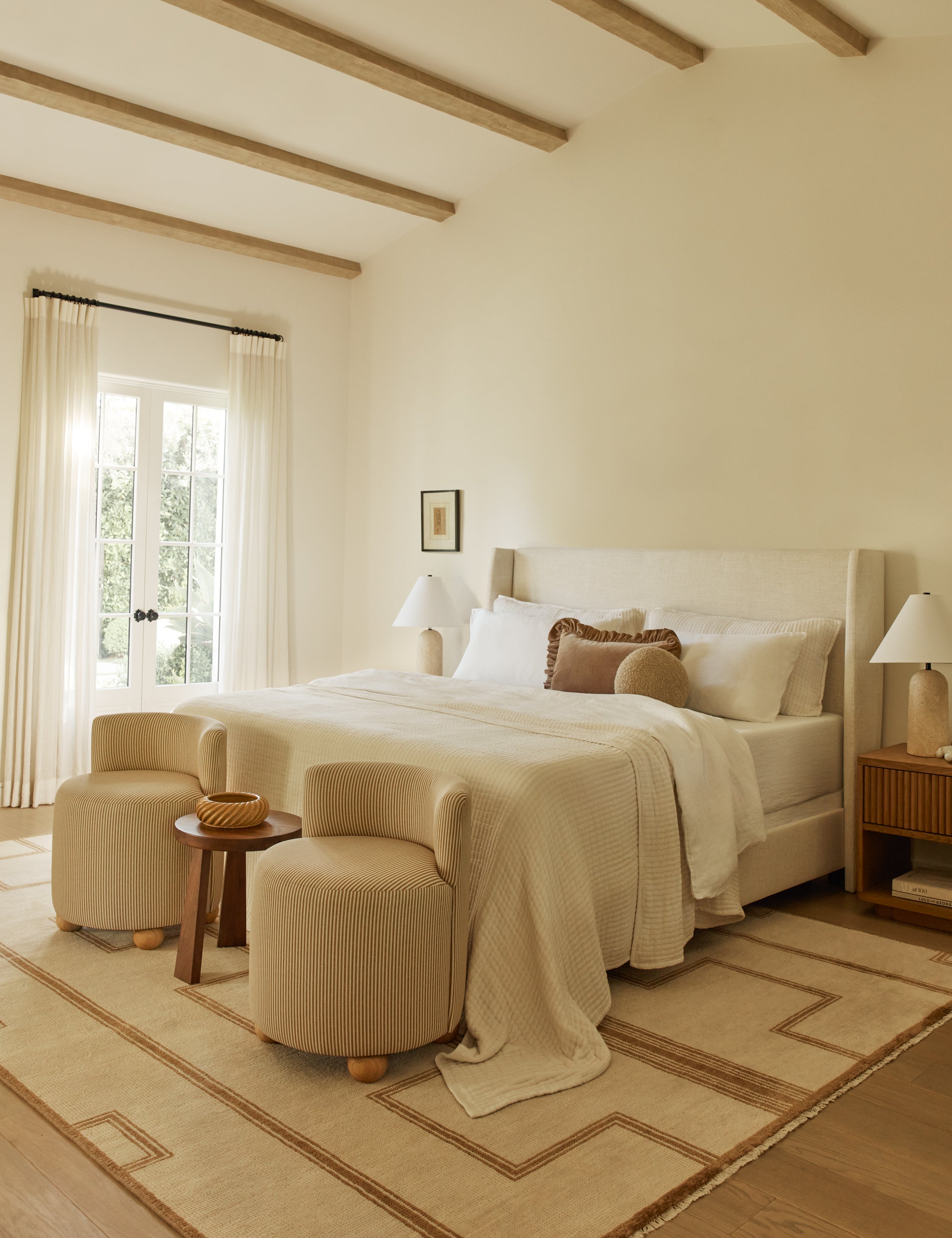 Mira Velvet Pillow | Ruffled Flange, Solid Design