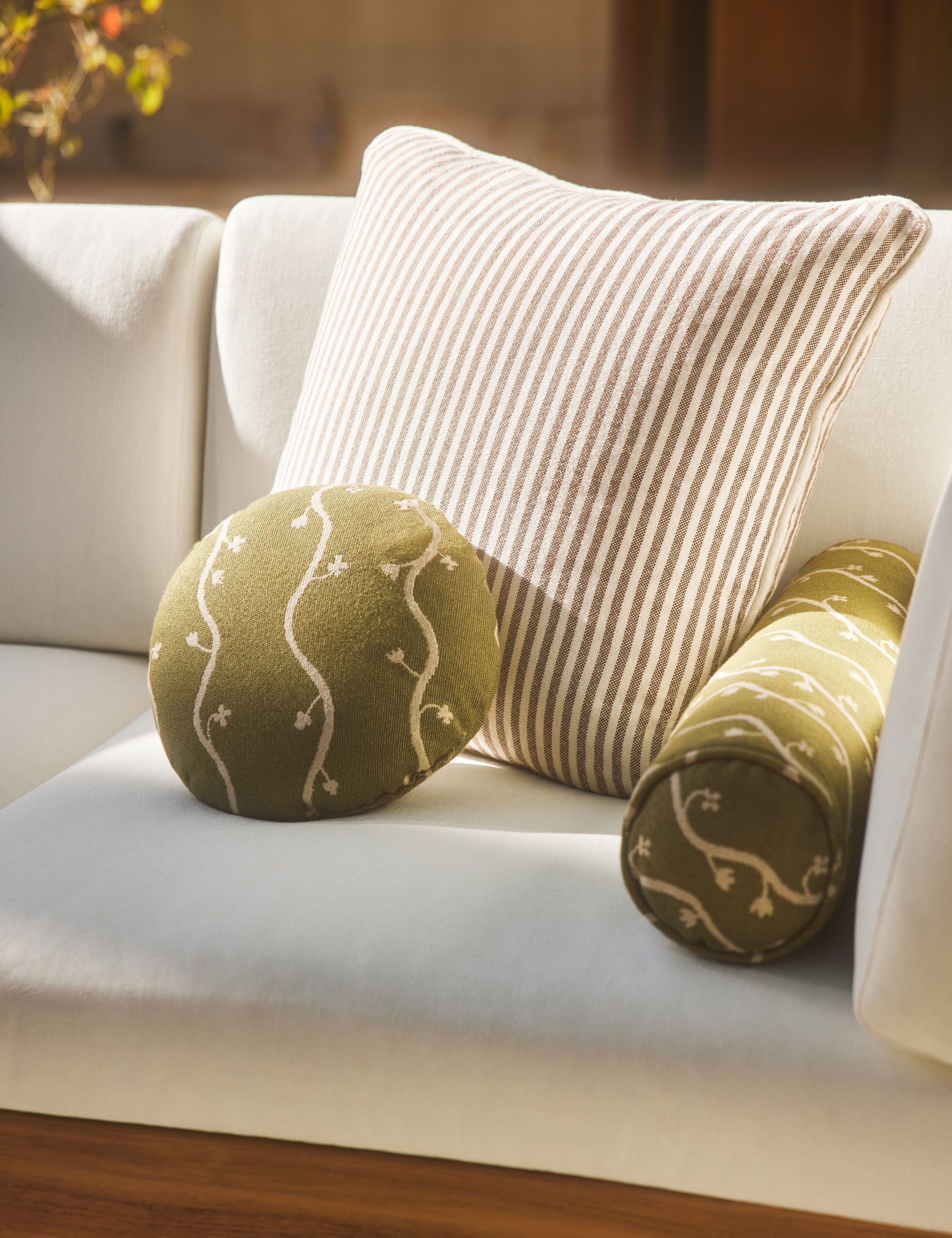 Litto Striped Outdoor Pillow | Exclusive Collaboration by Sarah Sherman Samuel