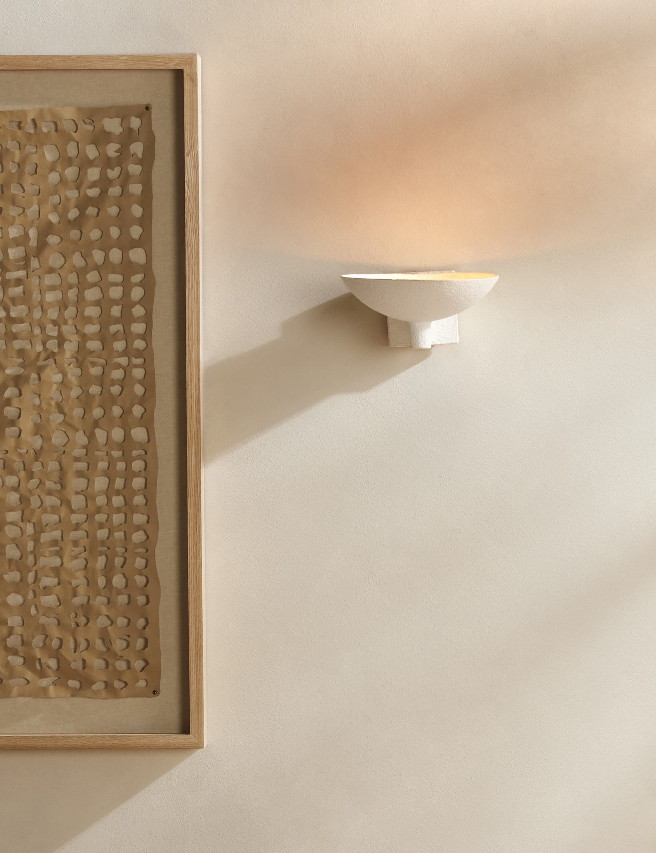 Riviera Sconce | Hand-Molded Design, Versatile Mounting