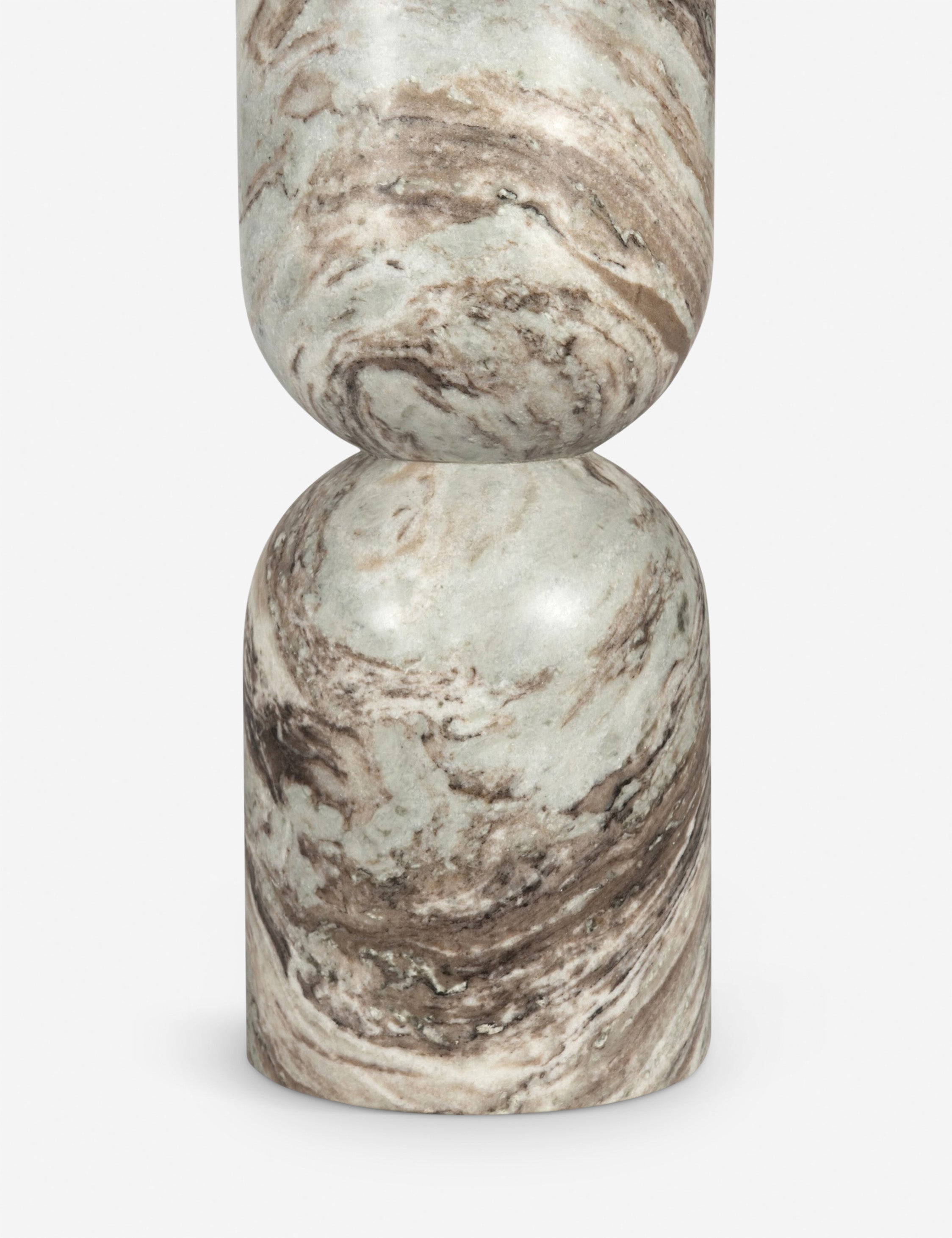 Fino Round Dining Table | Sculpted Pedestal, Elegant Curves