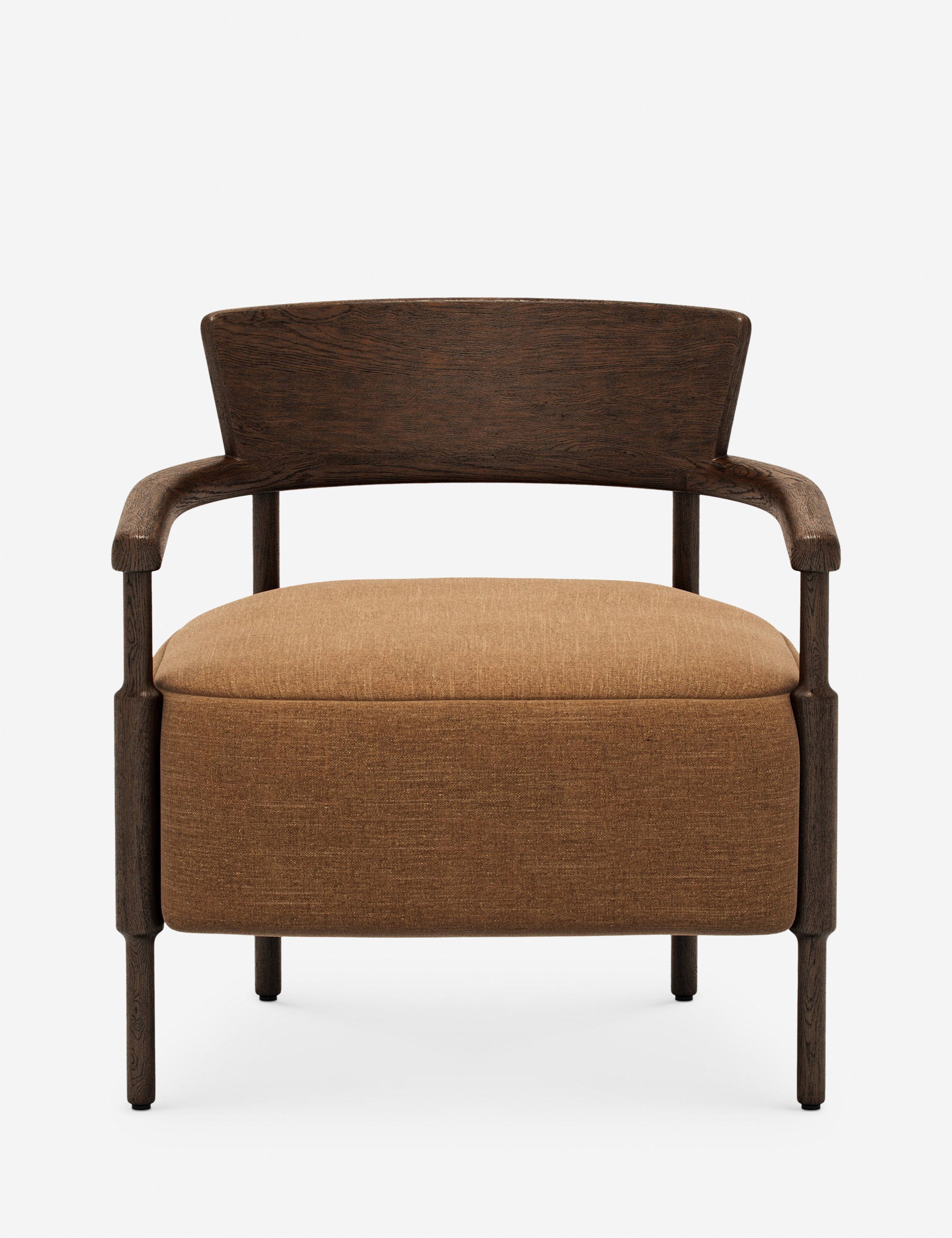 Bela Accent Chair | Solid Oak Frame, Natural Shearling Upholstery