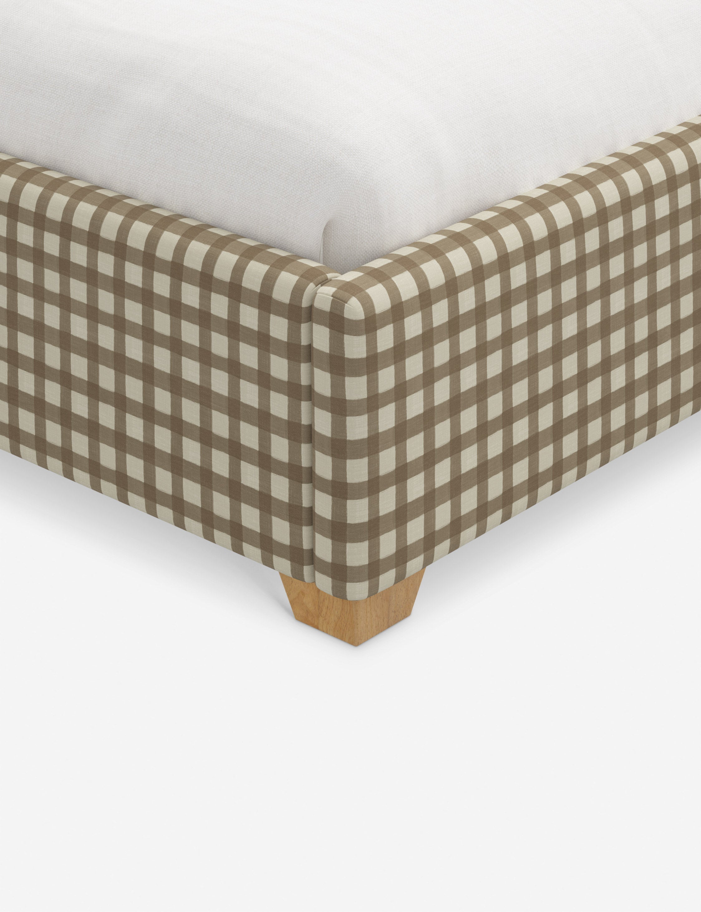 Pavo Platform Bed | Mission-Style Arch, Upholstered Headboard