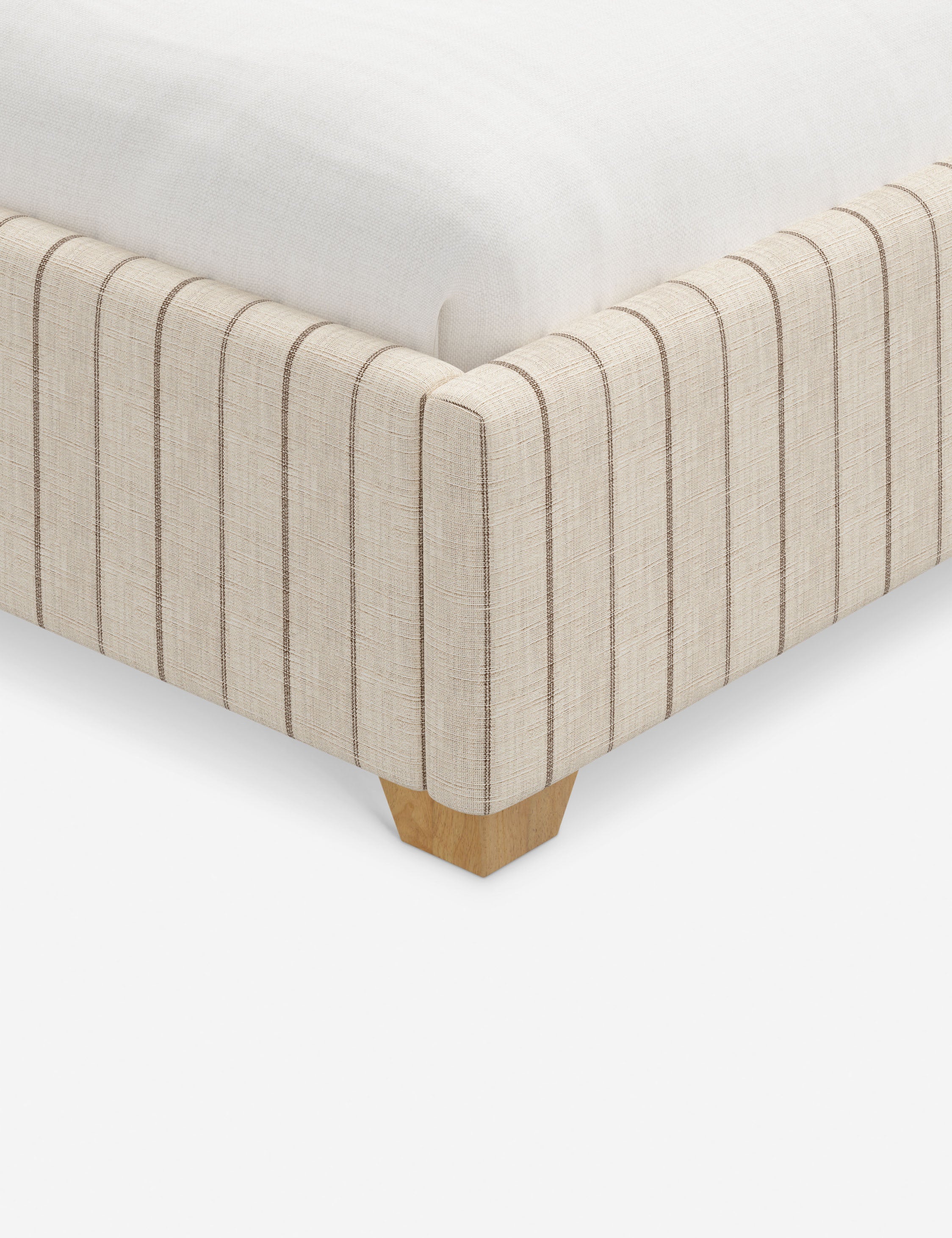 Pavo Platform Bed | Mission-Style Arch, Upholstered Headboard