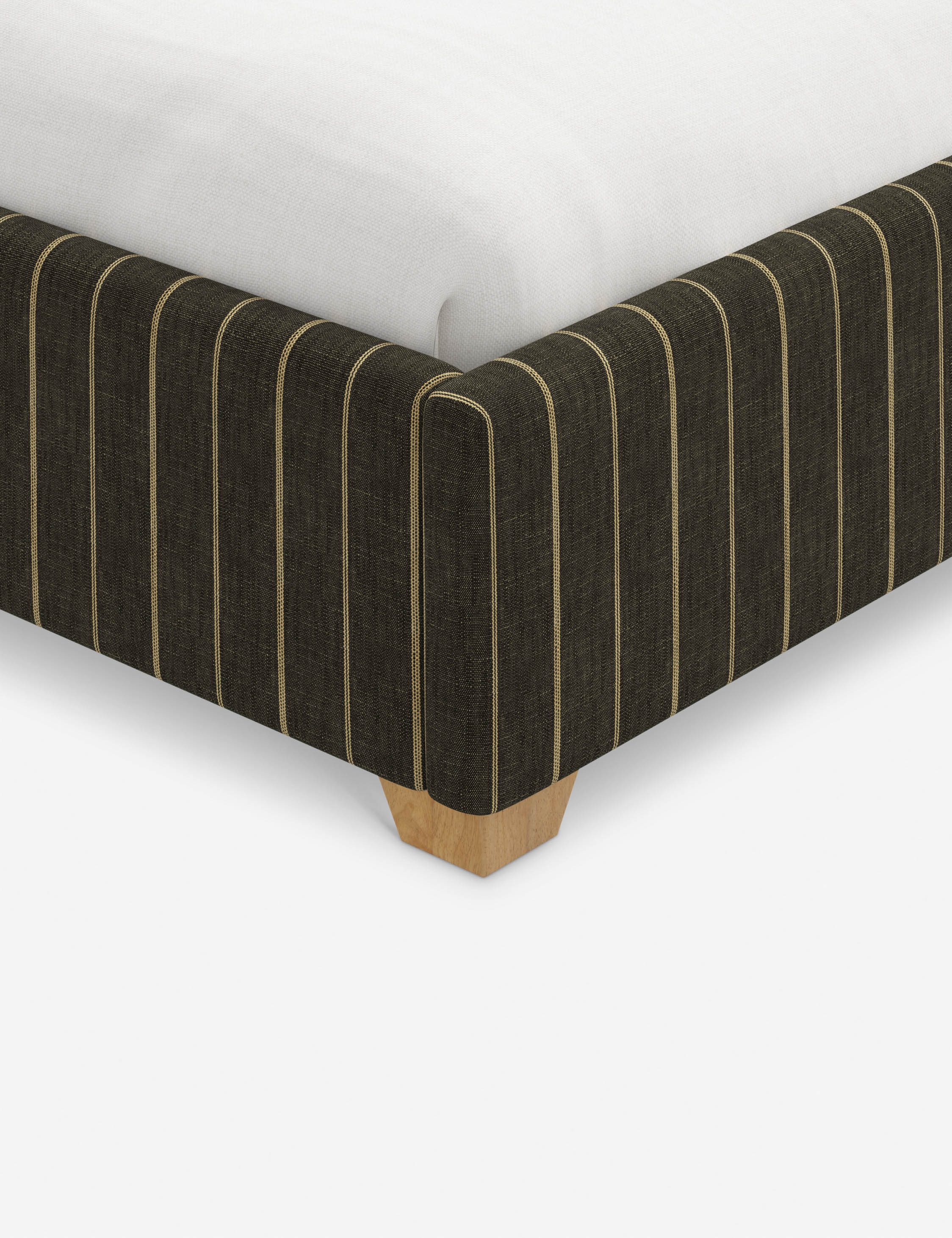 Pavo Platform Bed | Mission-Style Arch, Upholstered Headboard
