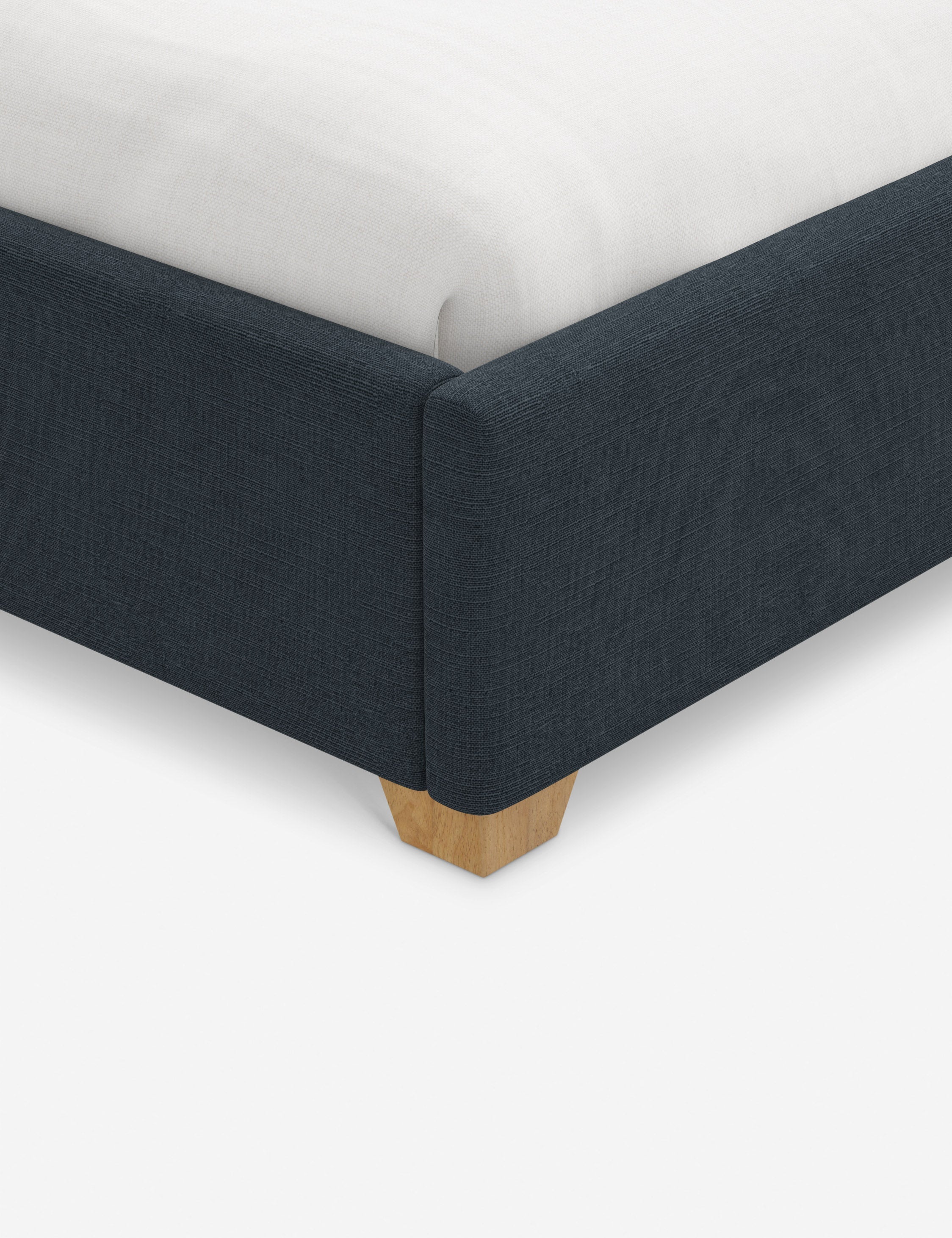 Pavo Platform Bed | Mission-Style Arch, Upholstered Headboard