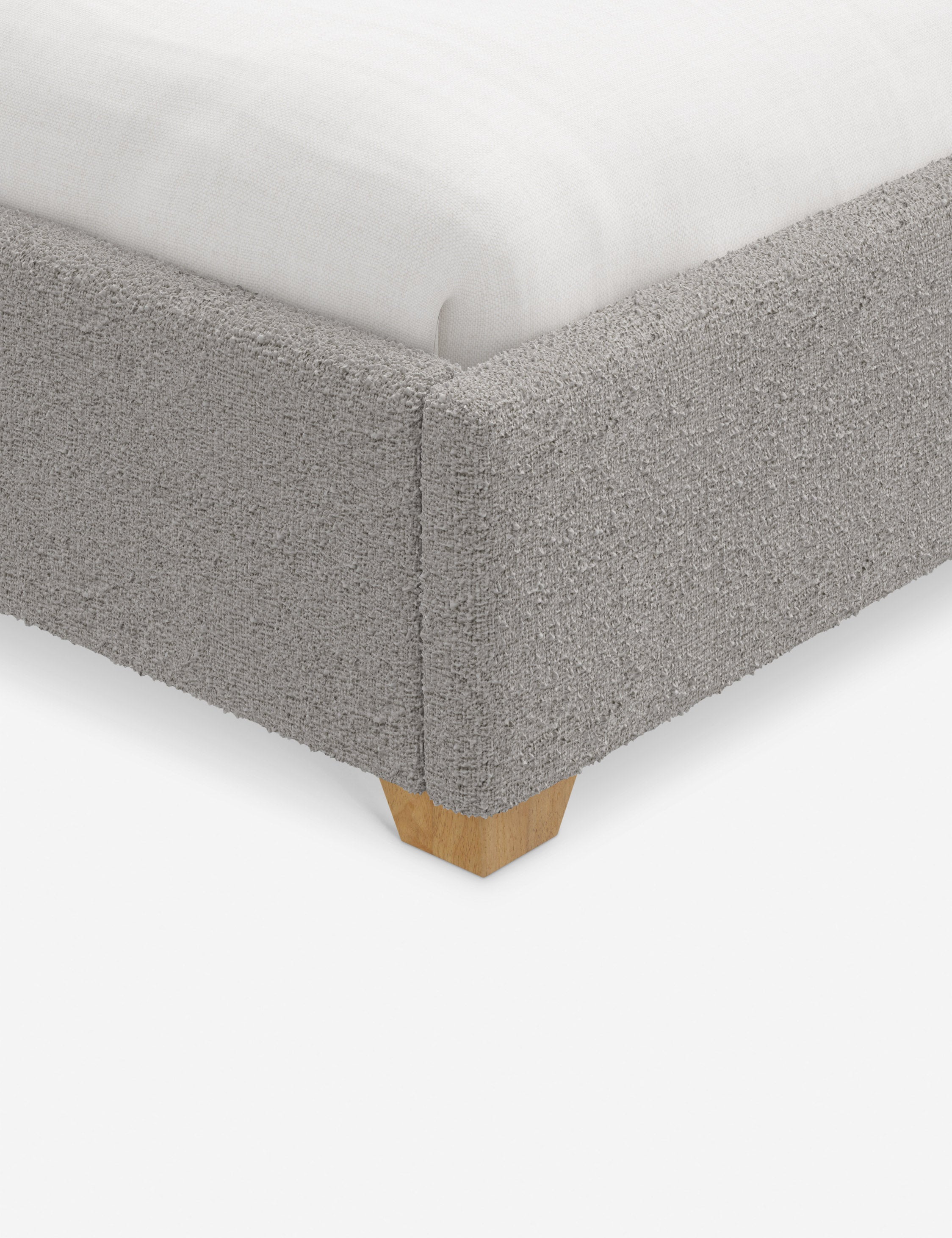 Pavo Platform Bed | Mission-Style Arch, Upholstered Headboard