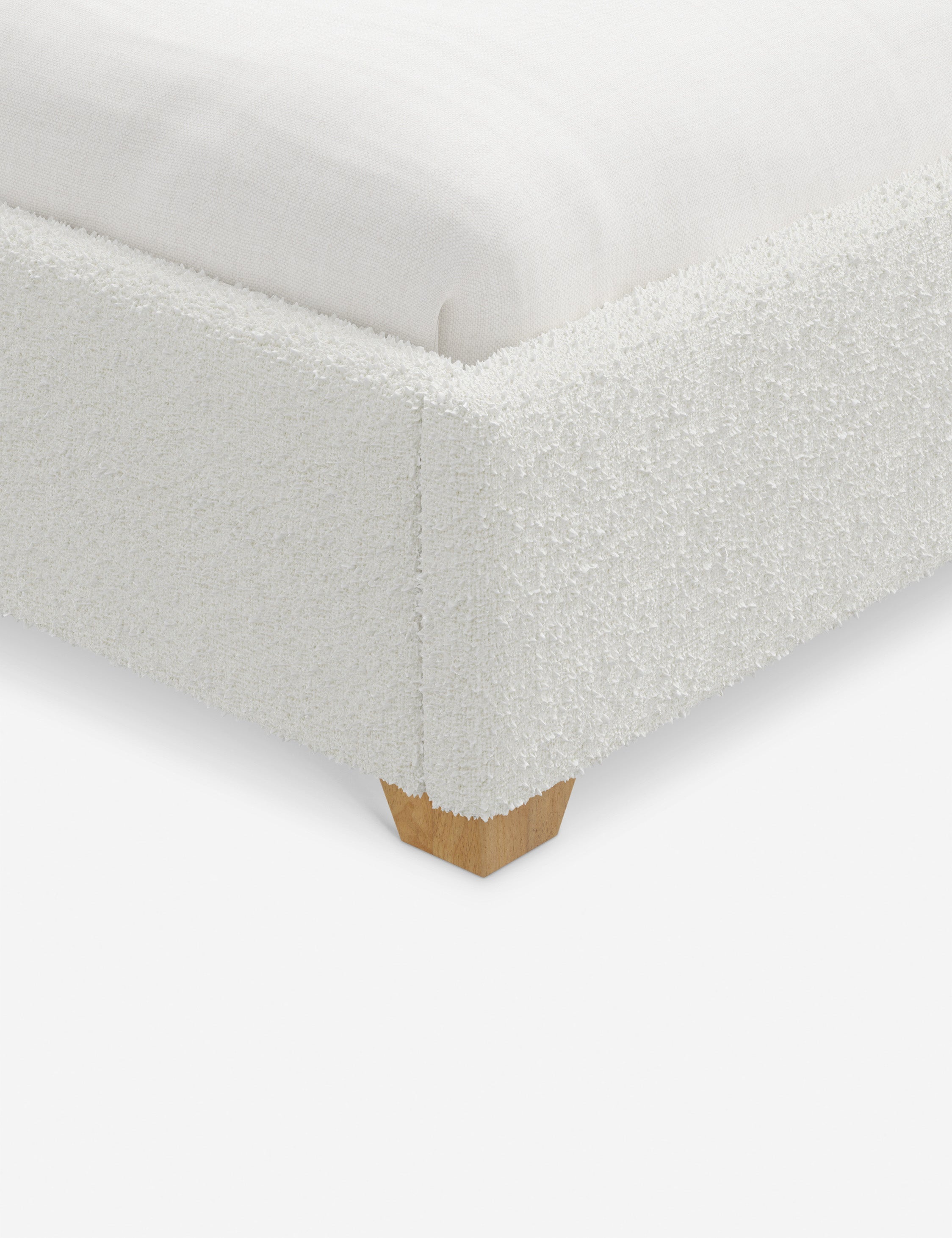 Pavo Platform Bed | Mission-Style Arch, Upholstered Headboard
