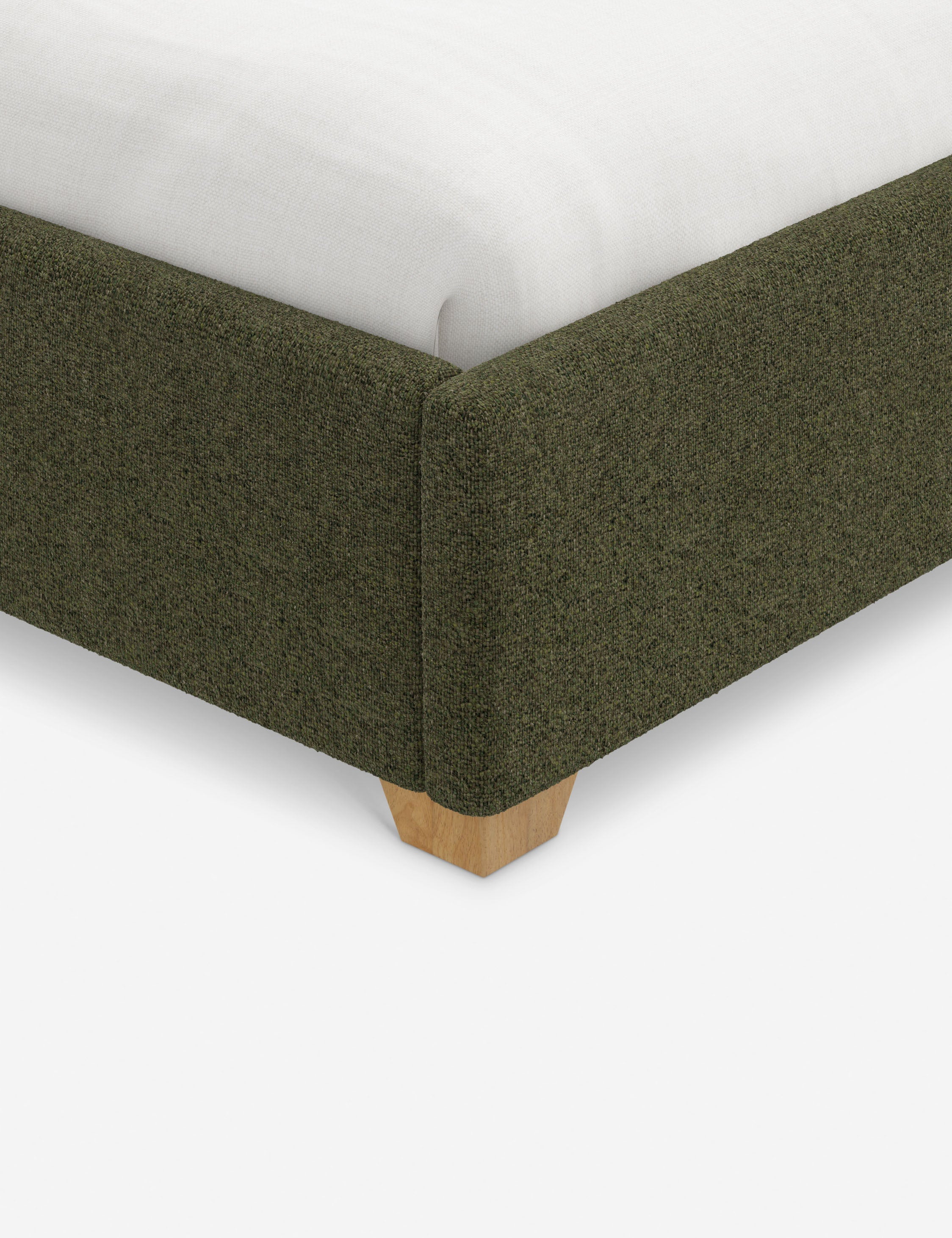 Pavo Platform Bed | Mission-Style Arch, Upholstered Headboard
