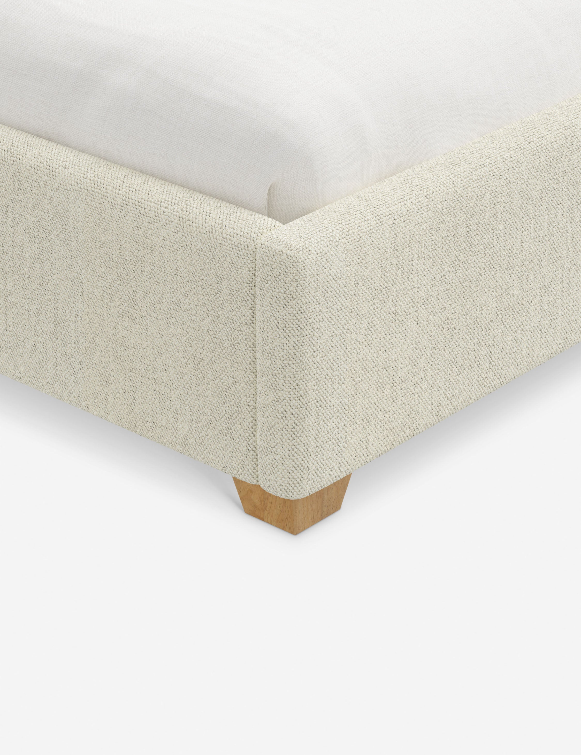 Pavo Platform Bed | Mission-Style Arch, Upholstered Headboard