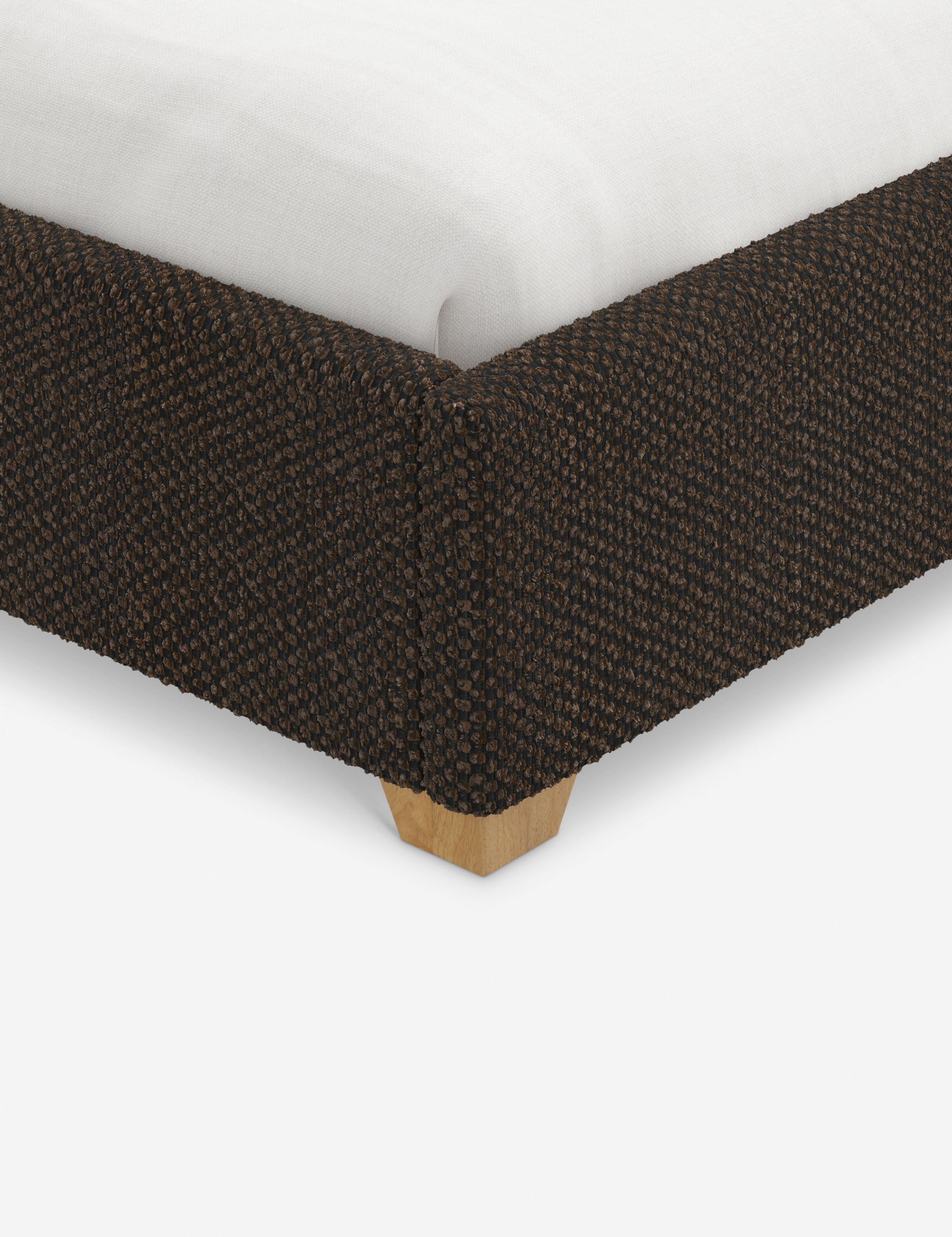 Pavo Platform Bed | Mission-Style Arch, Upholstered Headboard