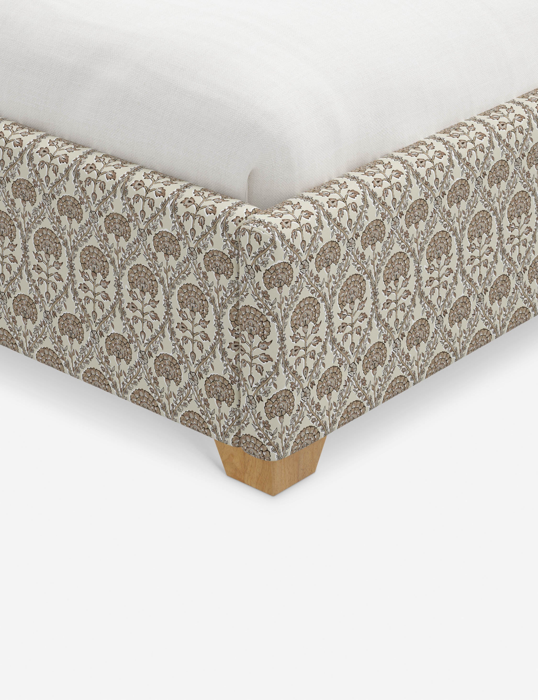 Pavo Platform Bed | Mission-Style Arch, Upholstered Headboard