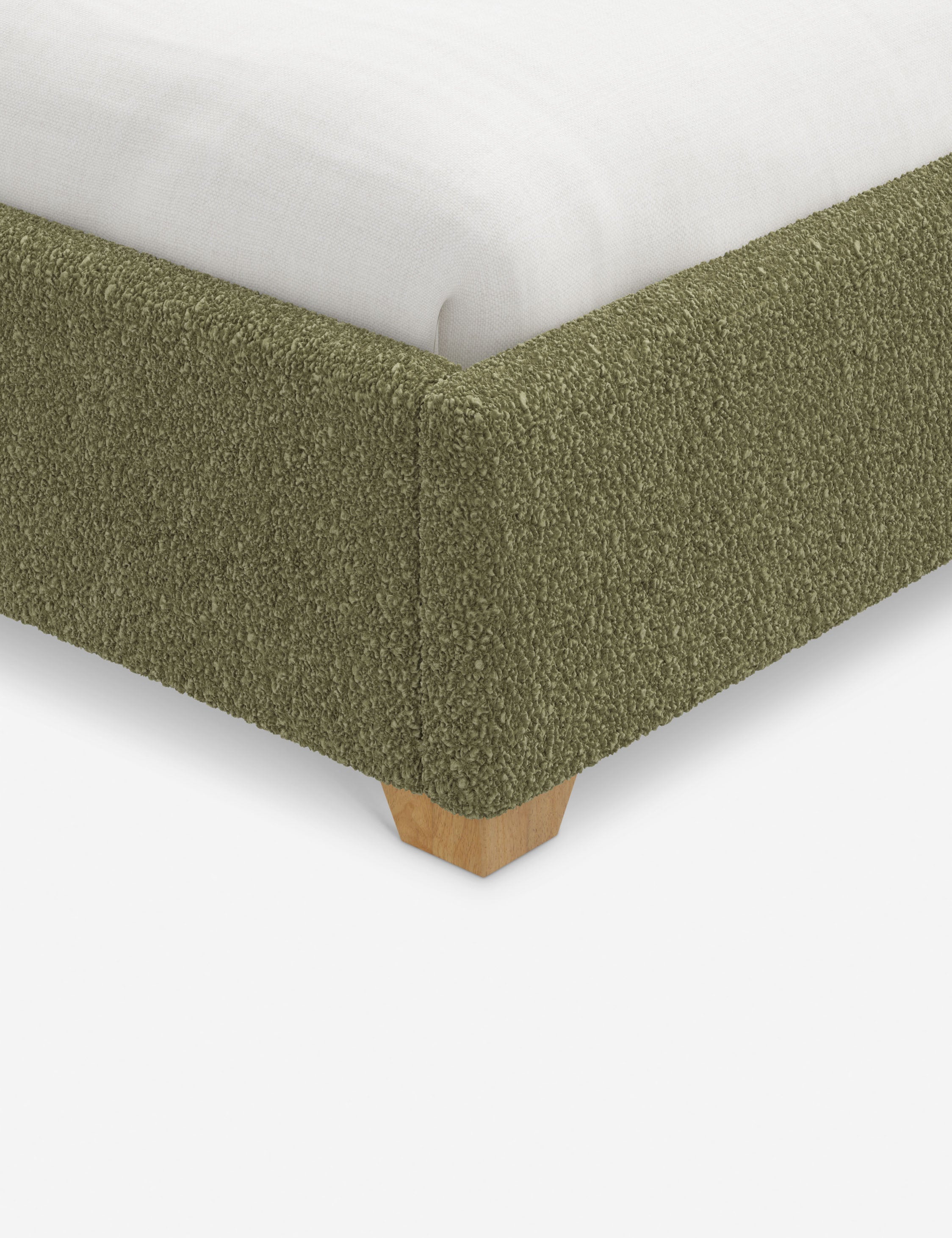 Pavo Platform Bed | Mission-Style Arch, Upholstered Headboard