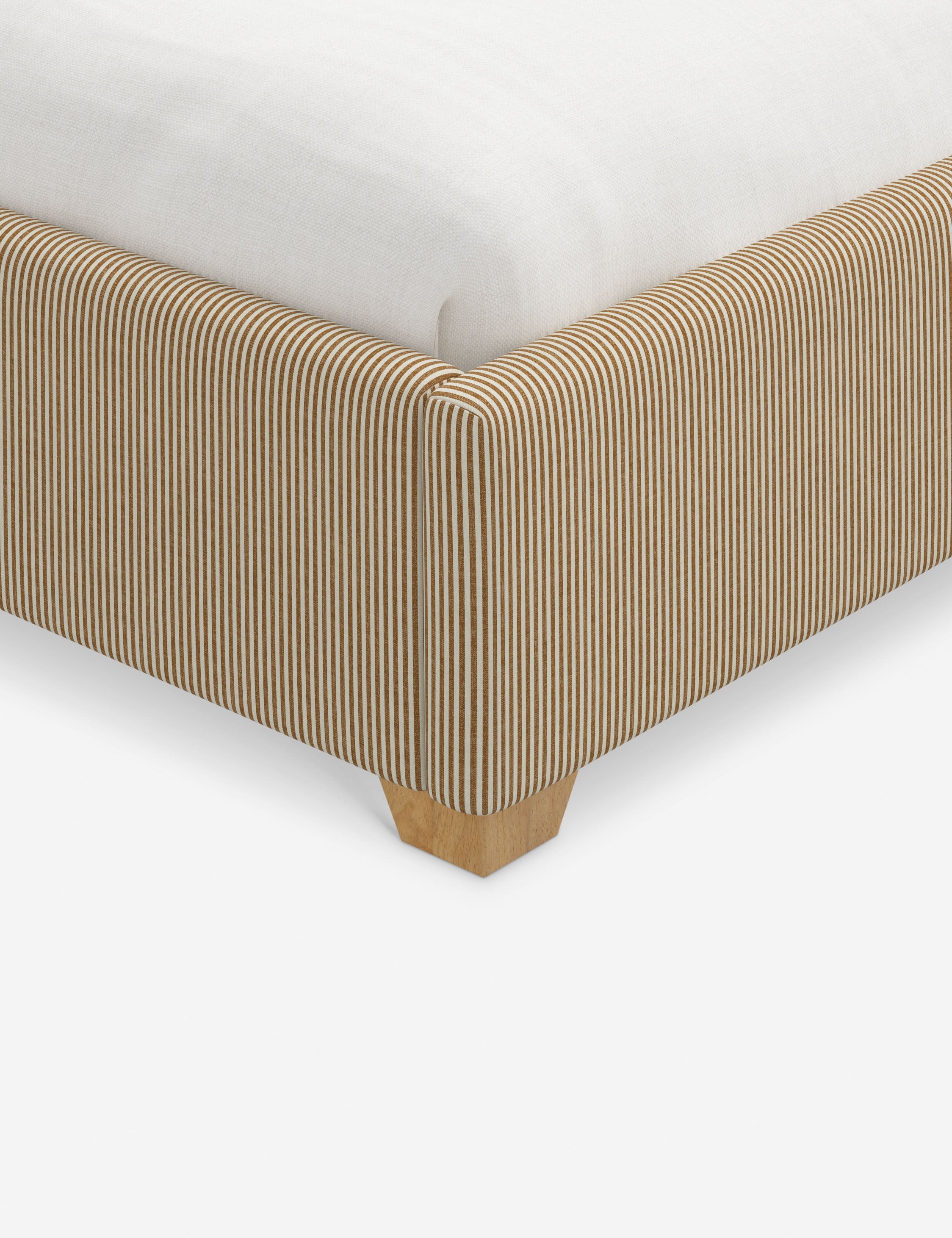 Pavo Platform Bed | Mission-Style Arch, Upholstered Headboard