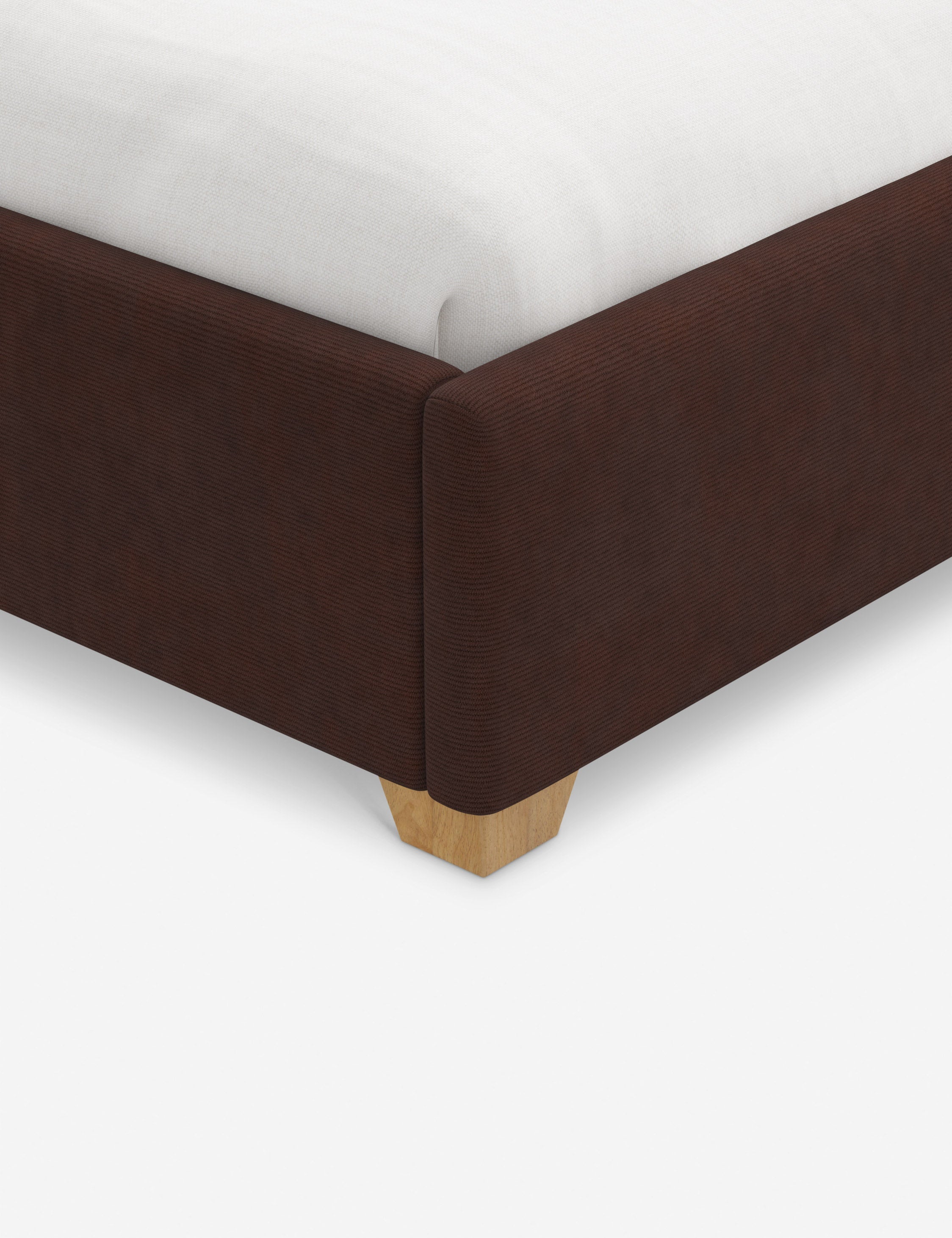 Pavo Platform Bed | Mission-Style Arch, Upholstered Headboard