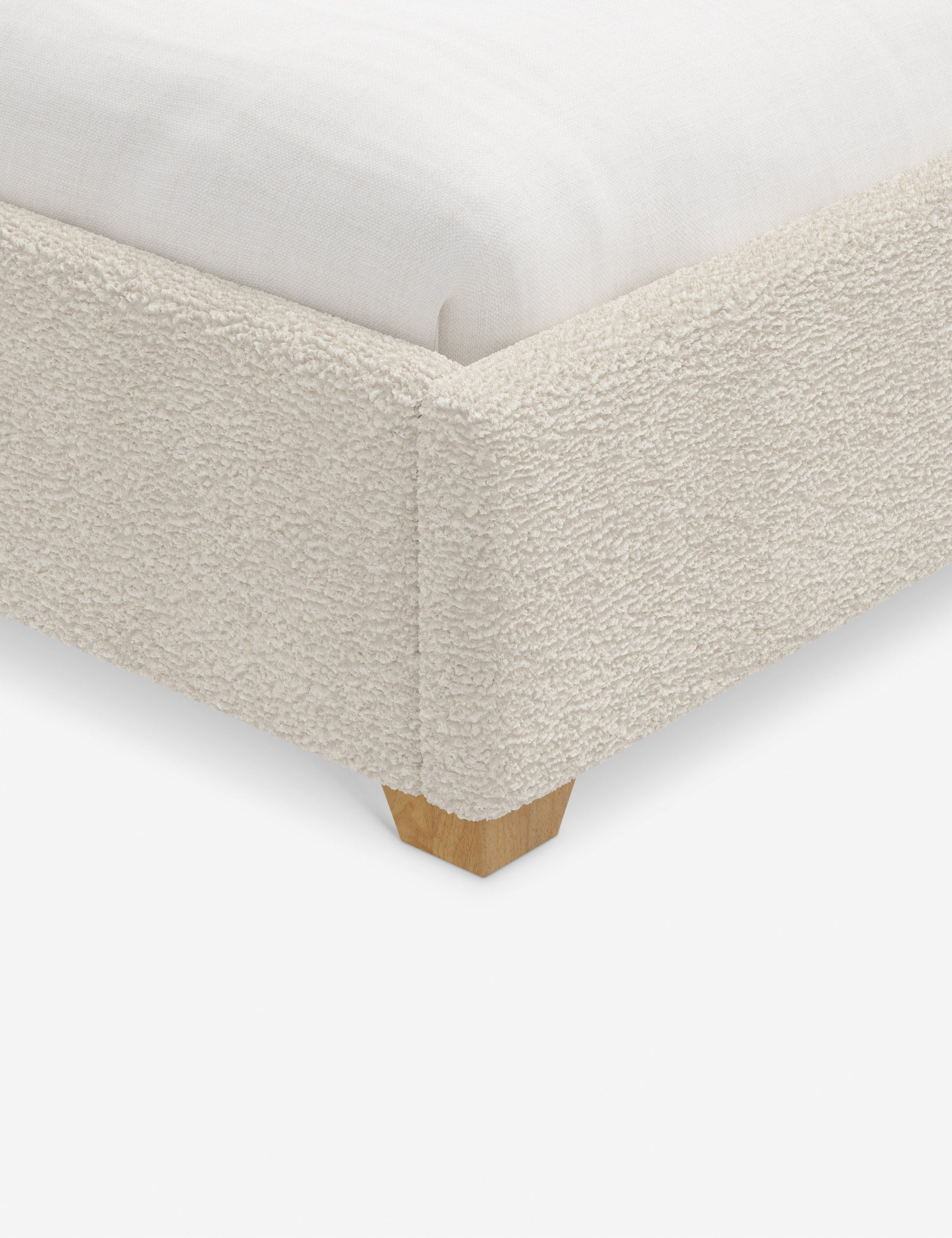 Pavo Platform Bed | Mission-Style Arch, Upholstered Headboard