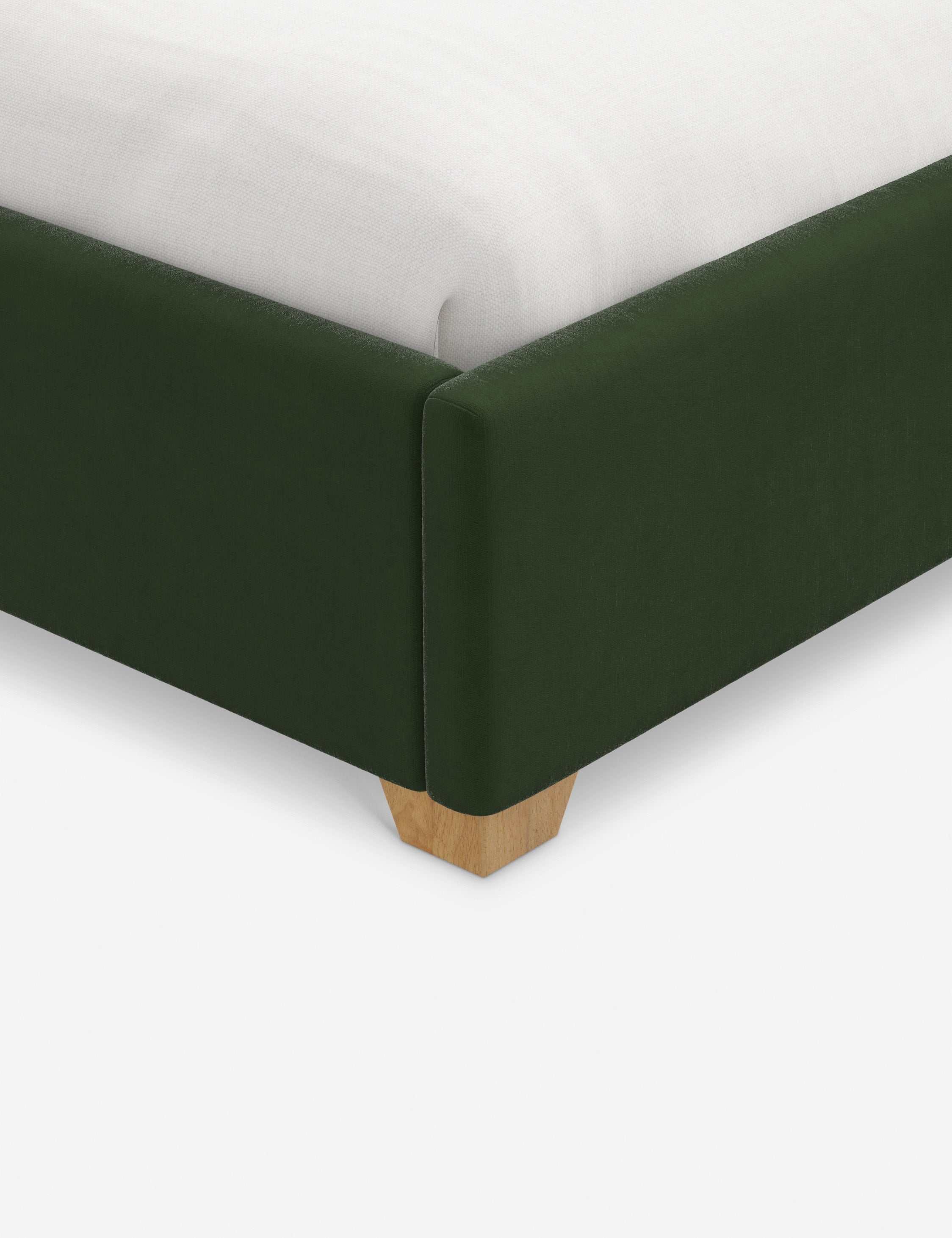 Pavo Platform Bed | Mission-Style Arch, Upholstered Headboard