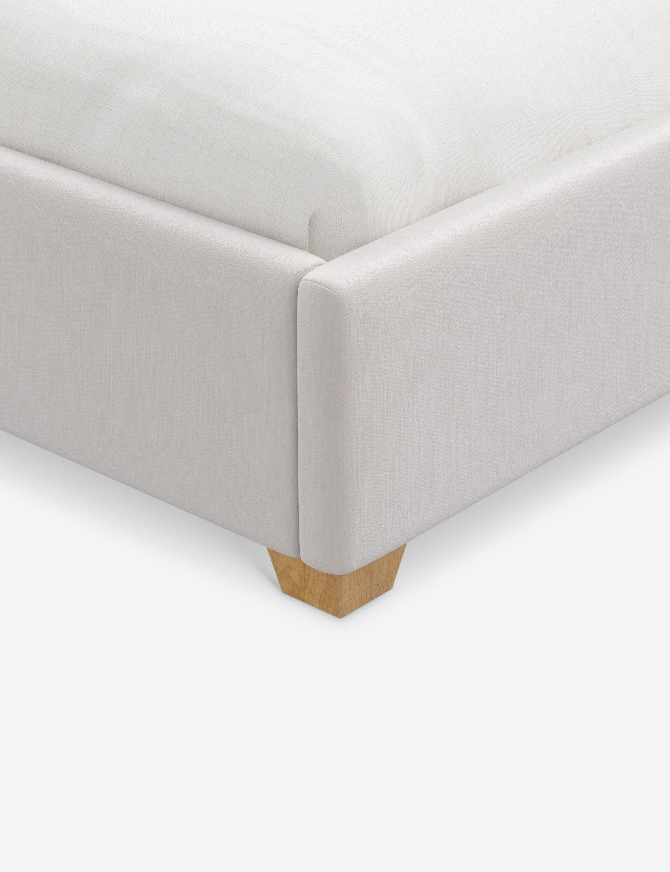 Pavo Platform Bed | Mission-Style Arch, Upholstered Headboard