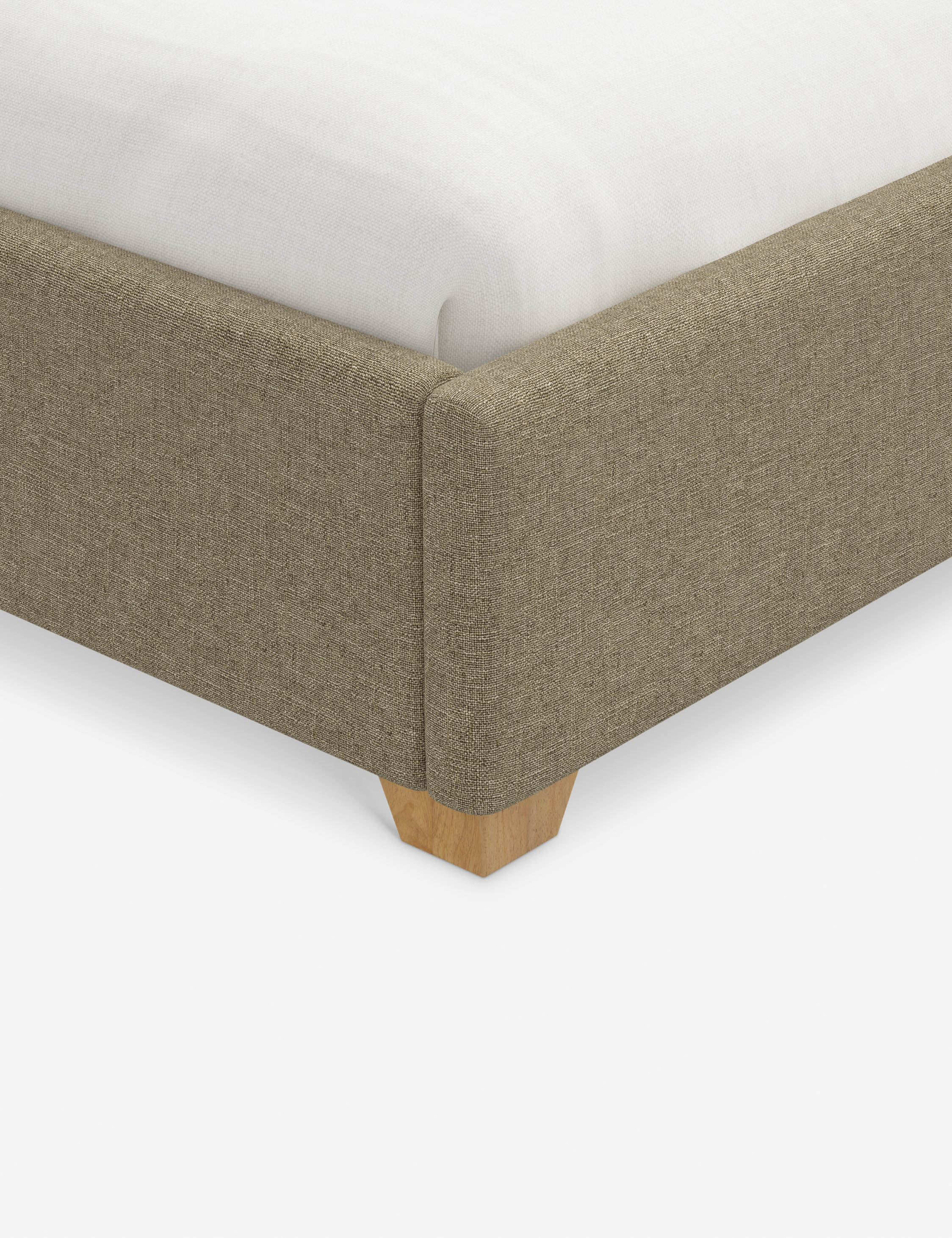 Pavo Platform Bed | Mission-Style Arch, Upholstered Headboard