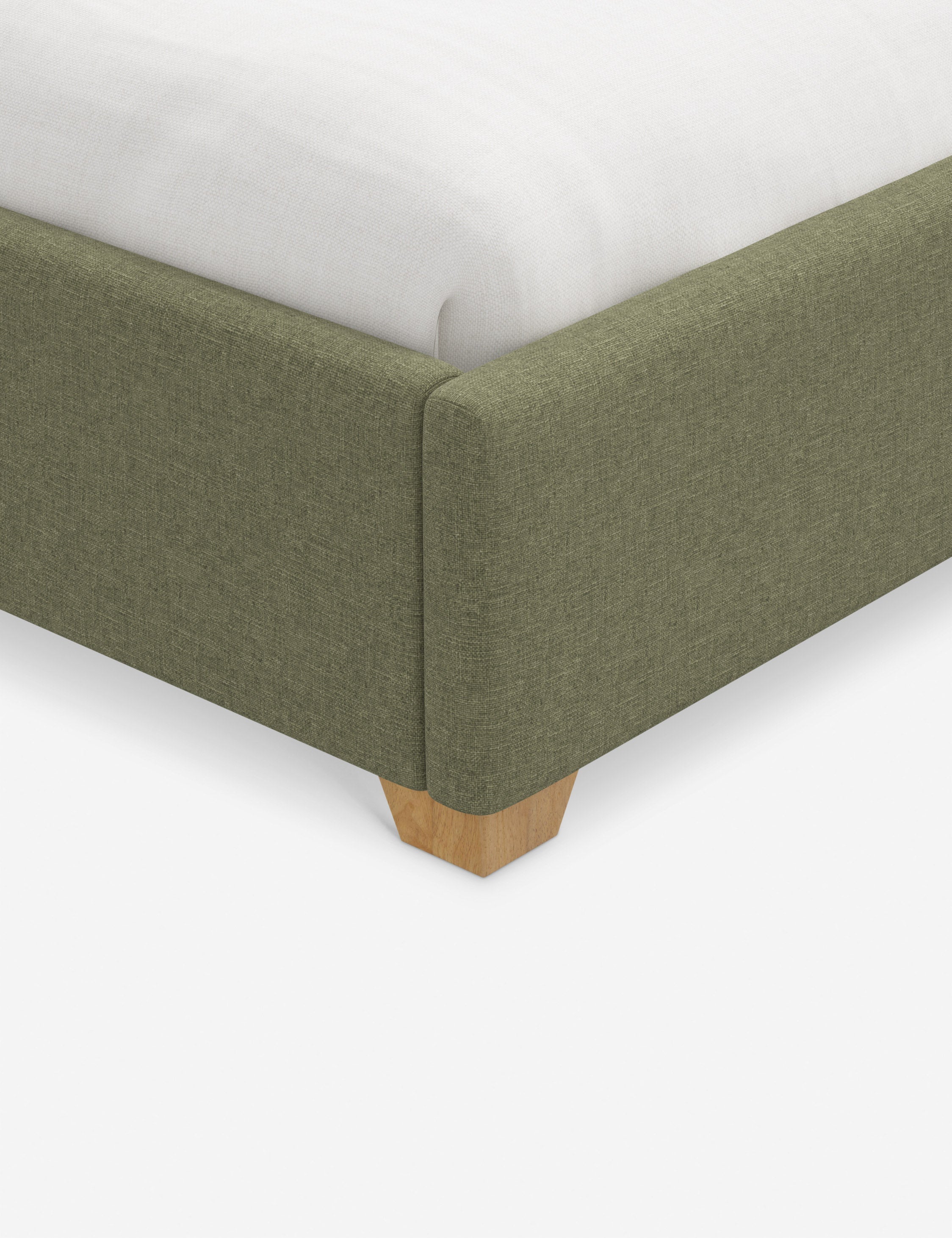 Pavo Platform Bed | Mission-Style Arch, Upholstered Headboard