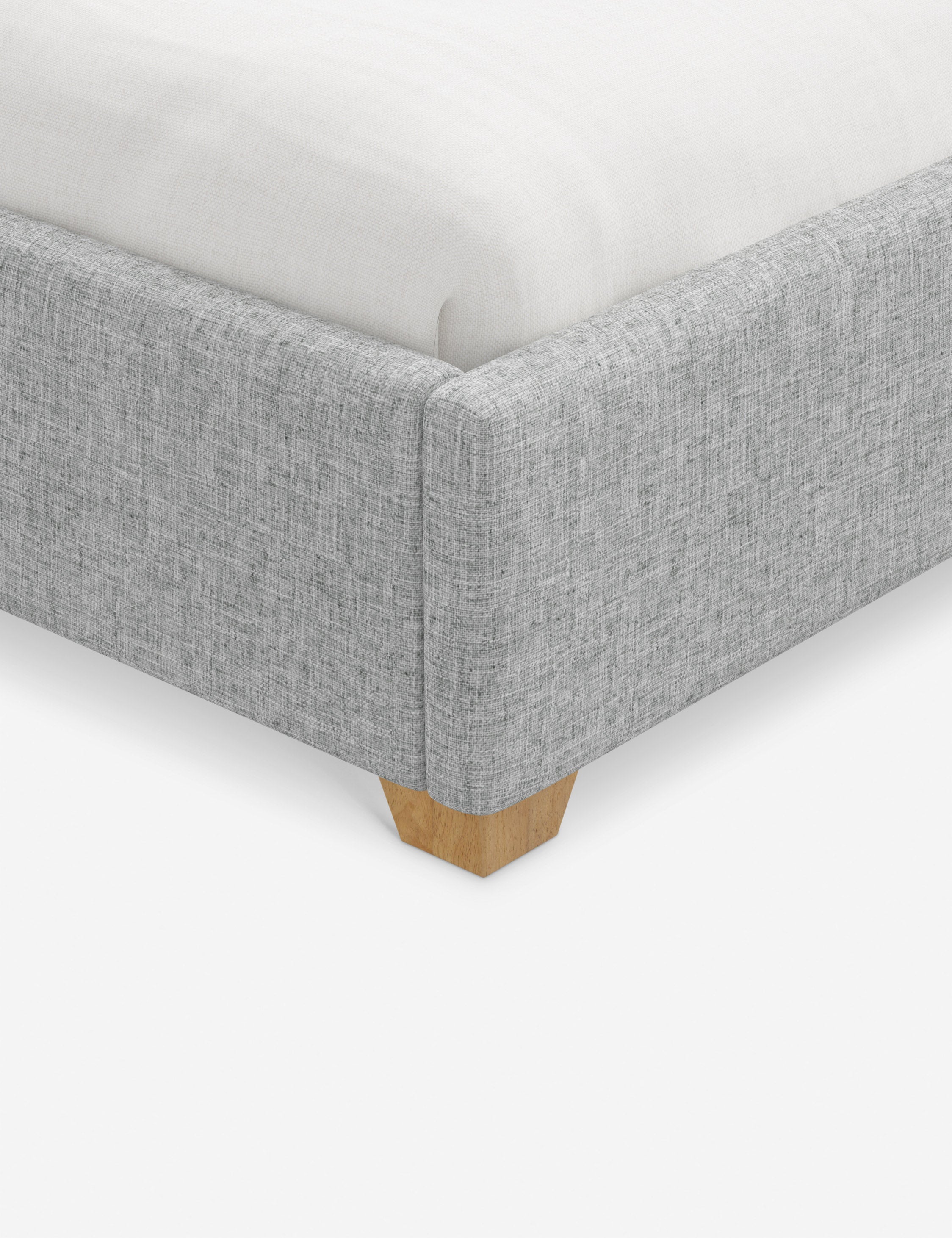 Pavo Platform Bed | Mission-Style Arch, Upholstered Headboard