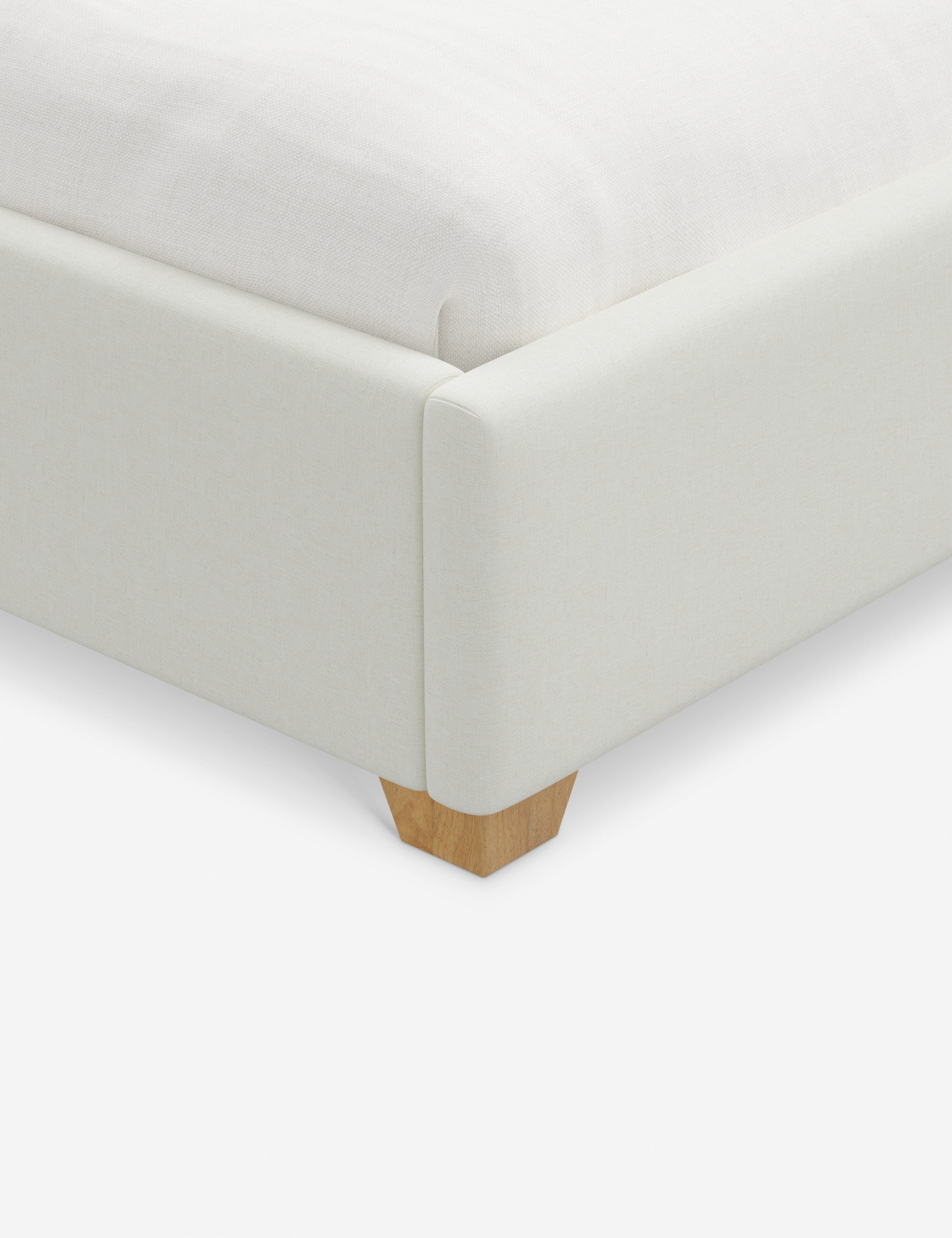 Pavo Platform Bed | Mission-Style Arch, Upholstered Headboard