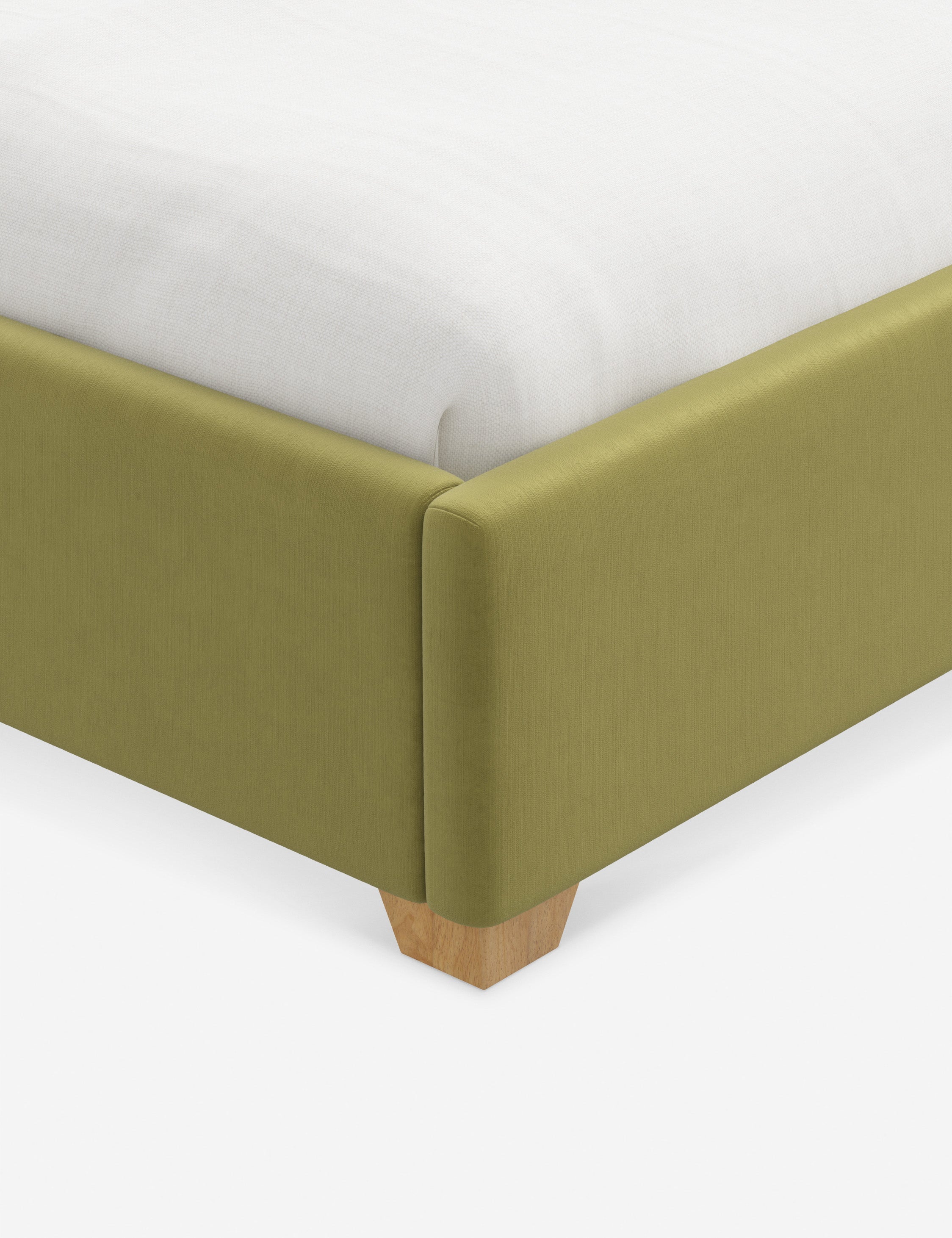 Pavo Platform Bed | Mission-Style Arch, Upholstered Headboard