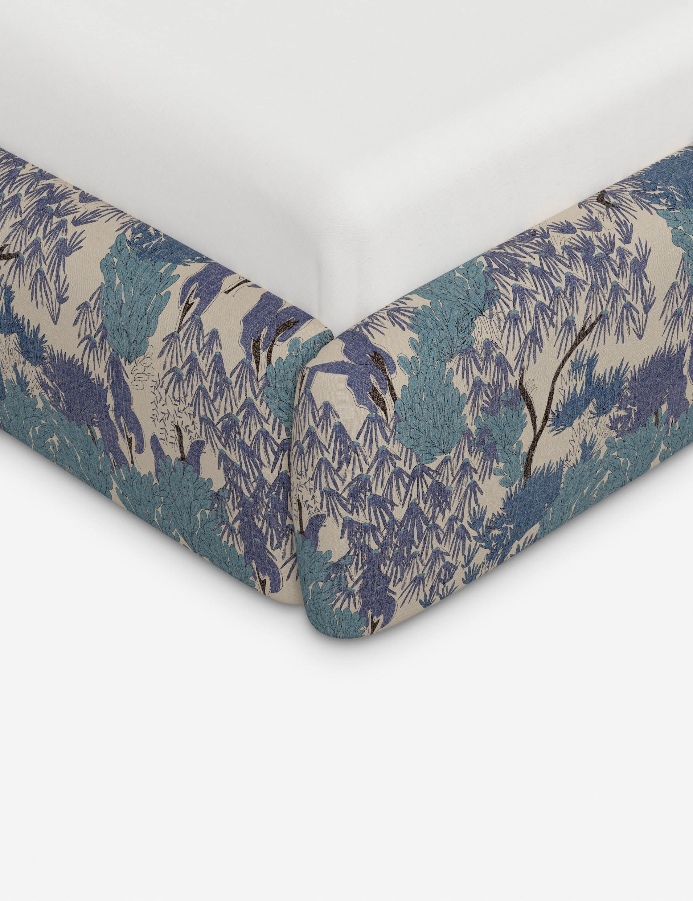 Bela Platform Bed | Bespoke Upholstery, Sculptural Design