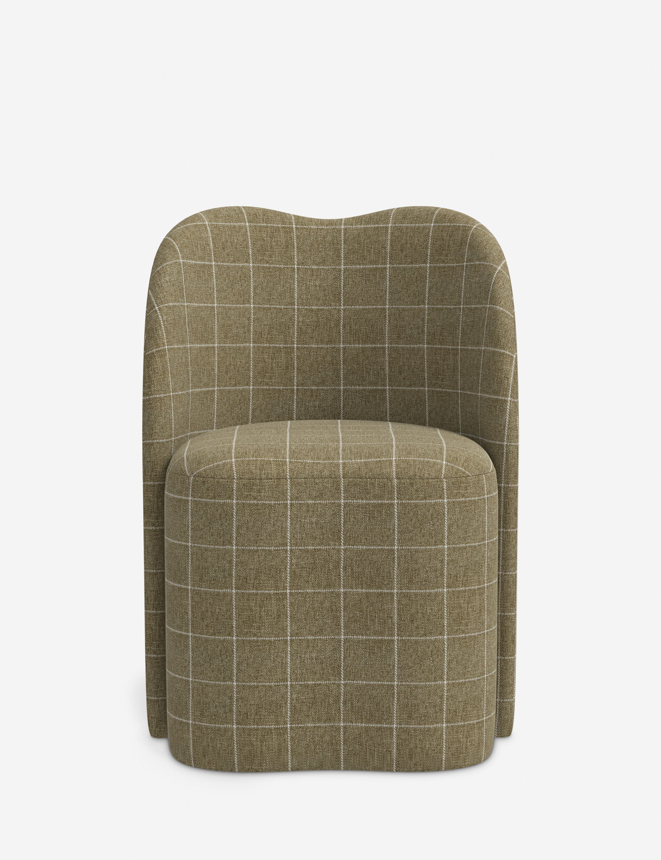 Bela Dining Chair | Upholstered, Kidney Bean Shape