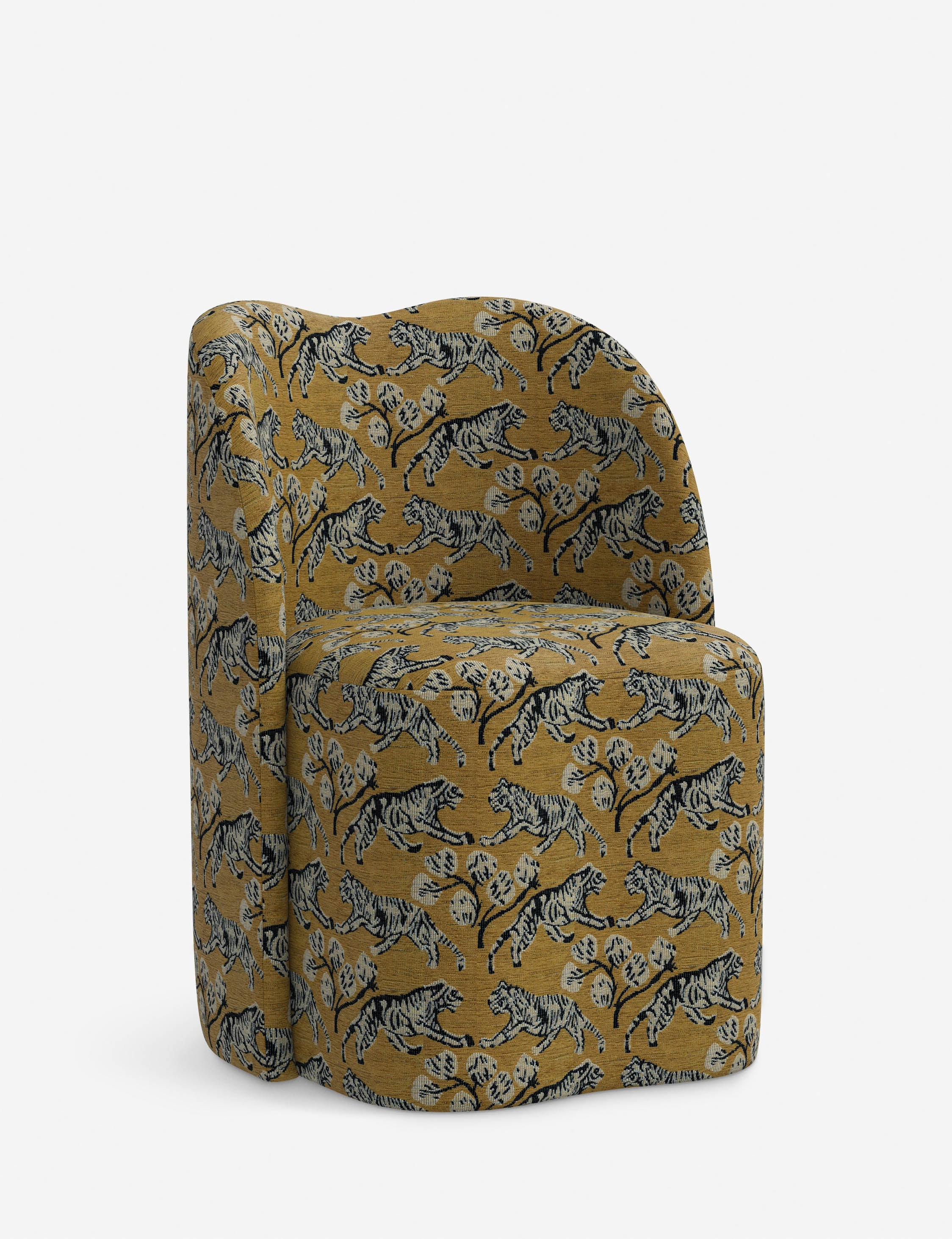 Bela Dining Chair | Upholstered, Kidney Bean Shape