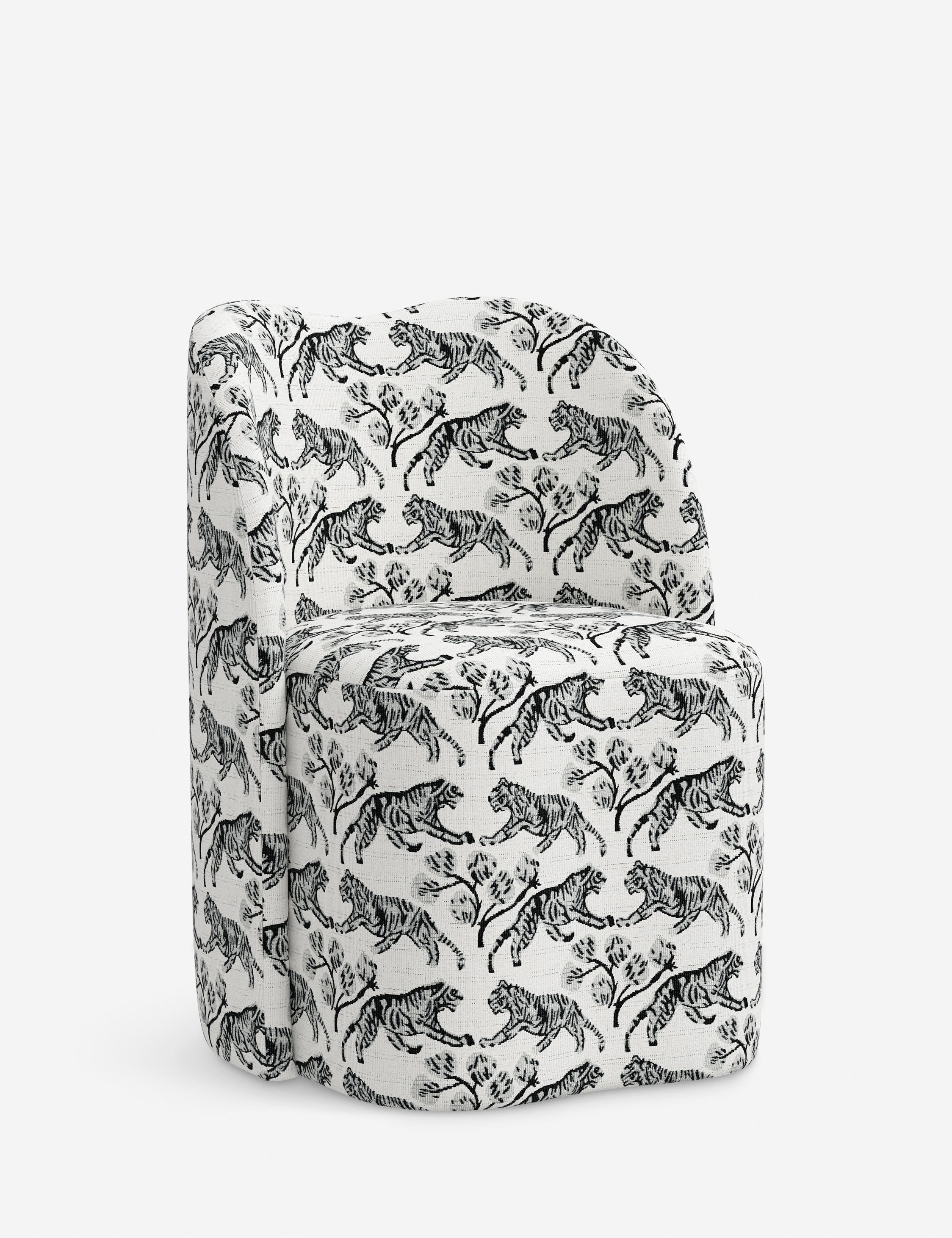 Bela Dining Chair | Upholstered, Kidney Bean Shape