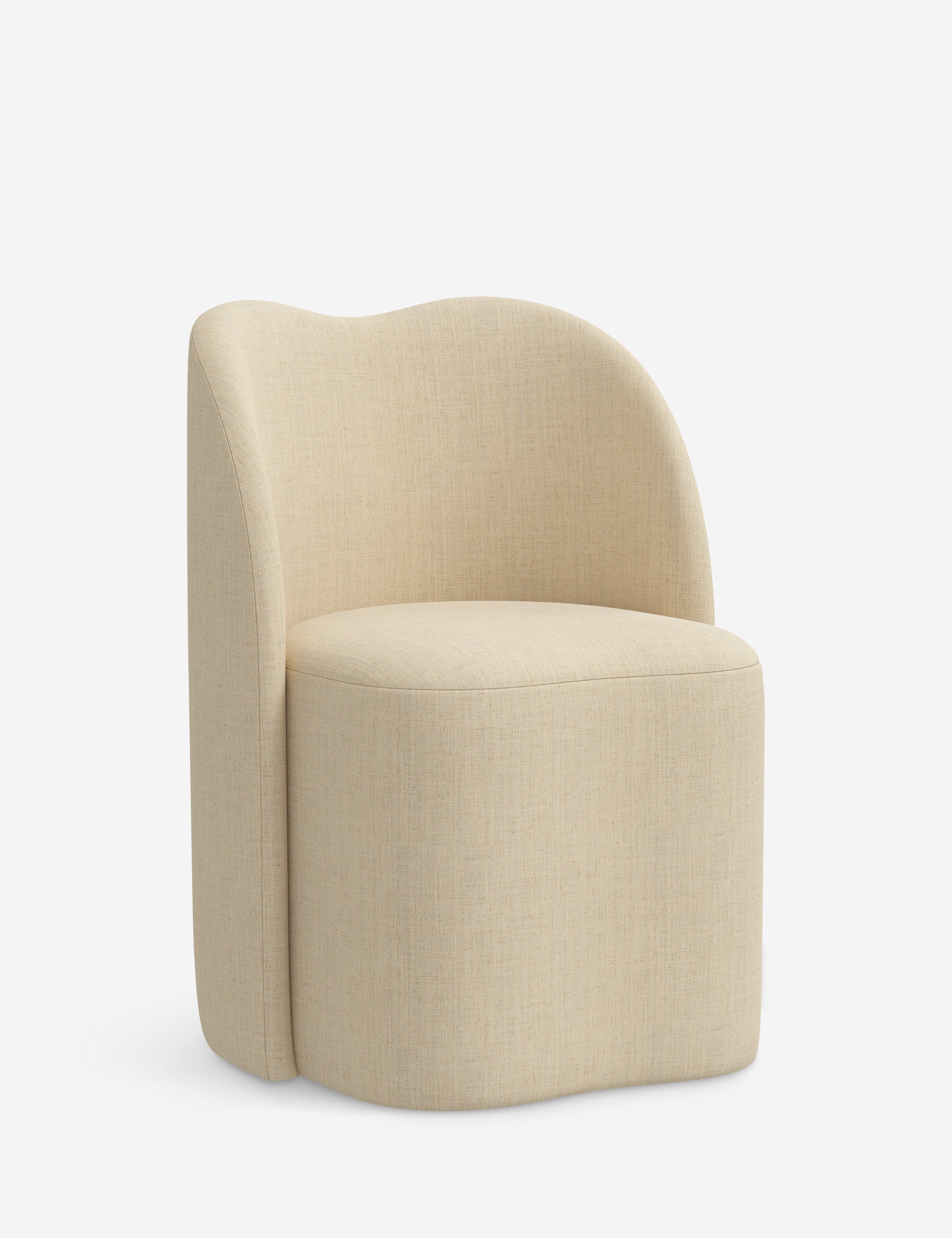Bela Dining Chair | Upholstered, Kidney Bean Shape