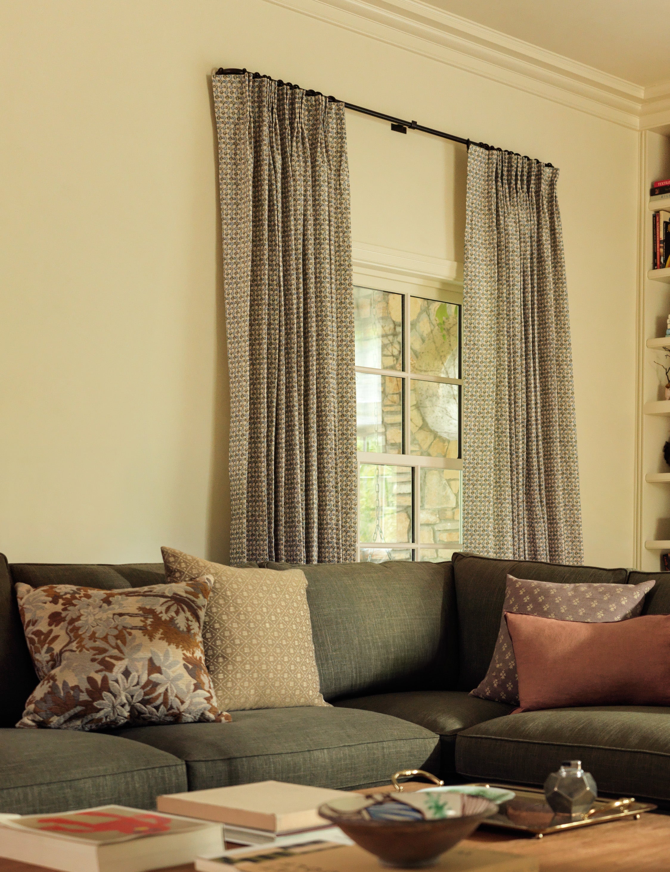 Mira Botanical Pillow | Rich Tapestry, Modern Design