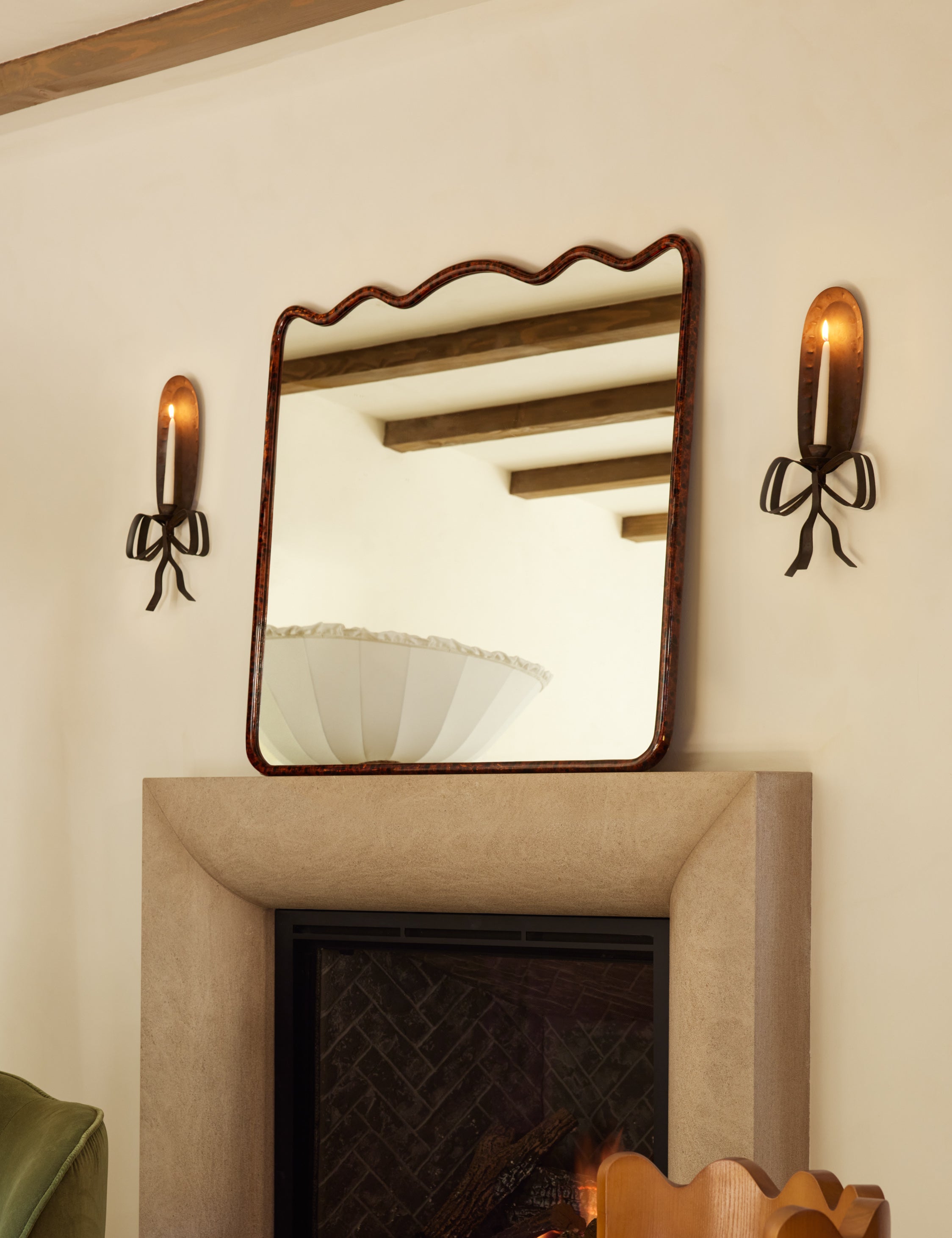 Rook Mantel Mirror | Slim Framed, Chic Design