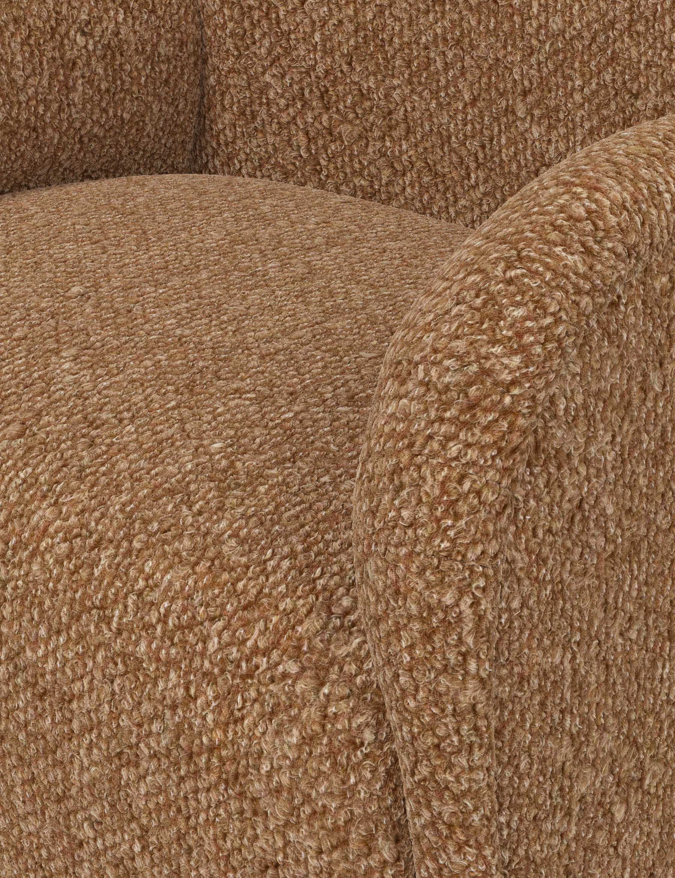 Bela Swivel Chair | Overstuffed Arms, Custom Upholstery