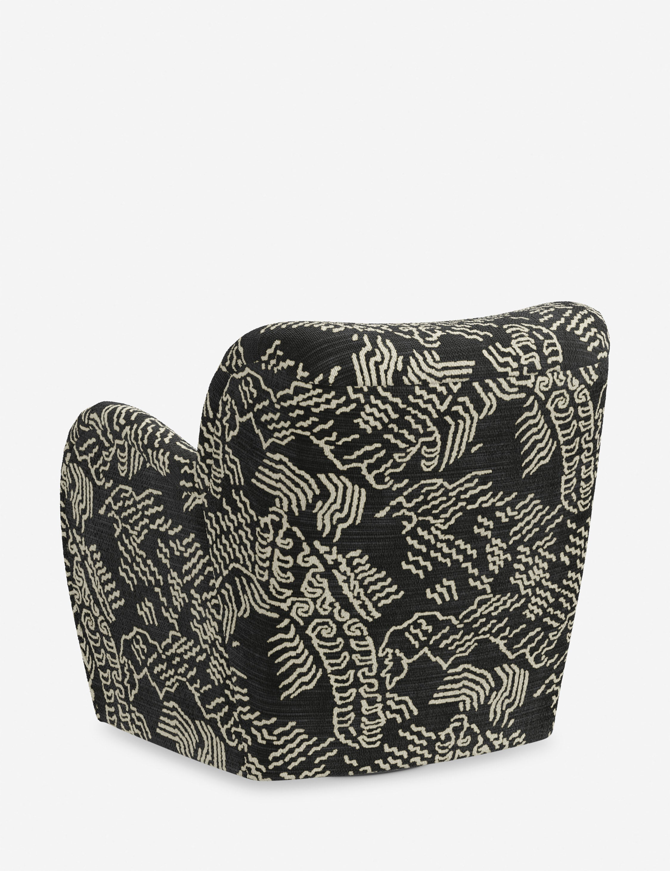 Bela Swivel Chair | Overstuffed Arms, Custom Upholstery